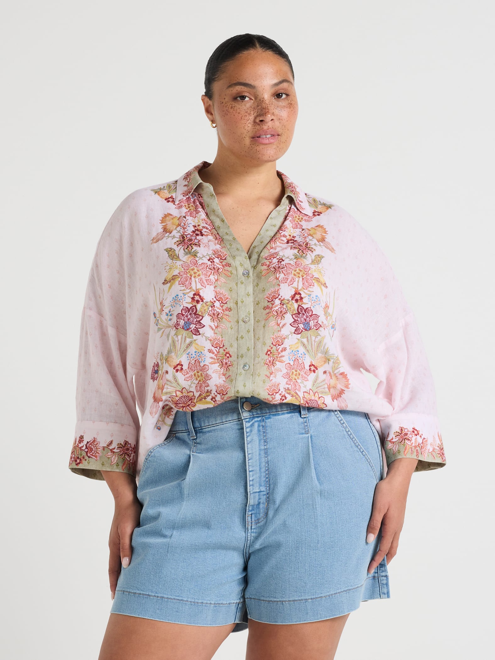 Hampton 3/4 Sleeve Shirt