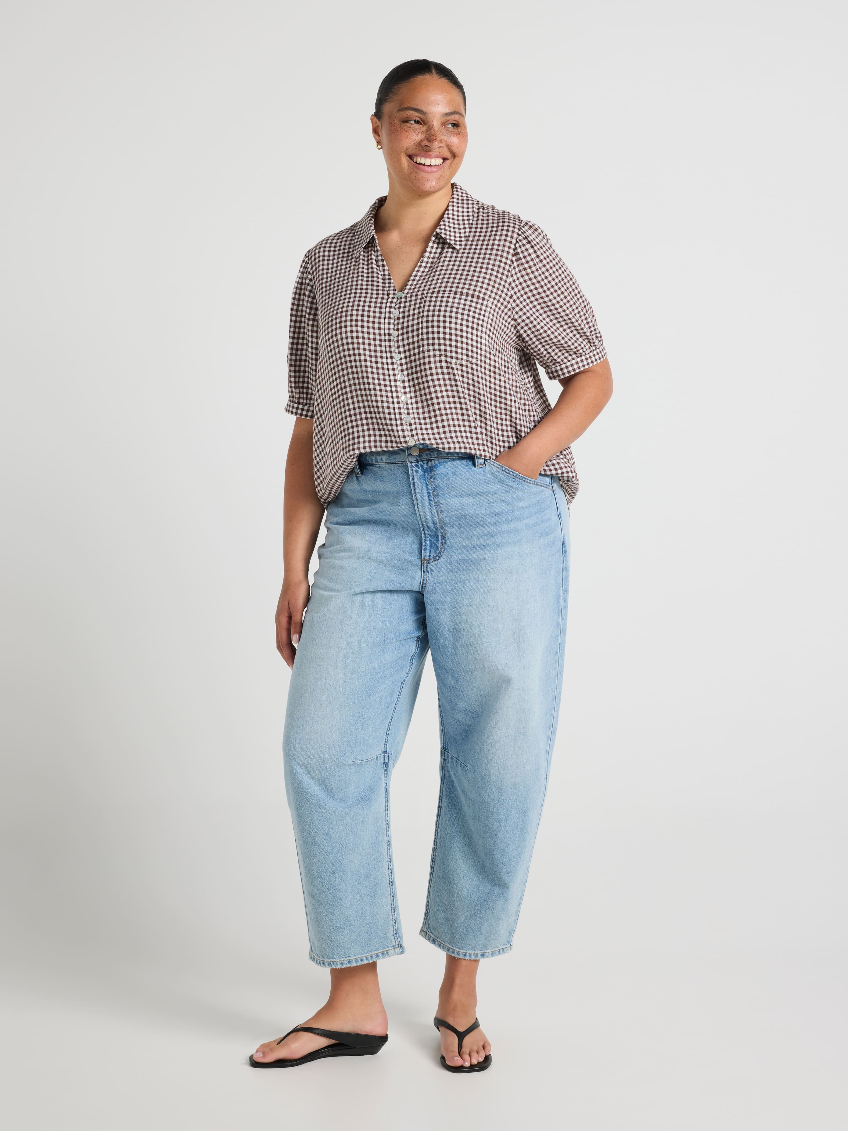 Curve Giselle Short Sleeve Shirt