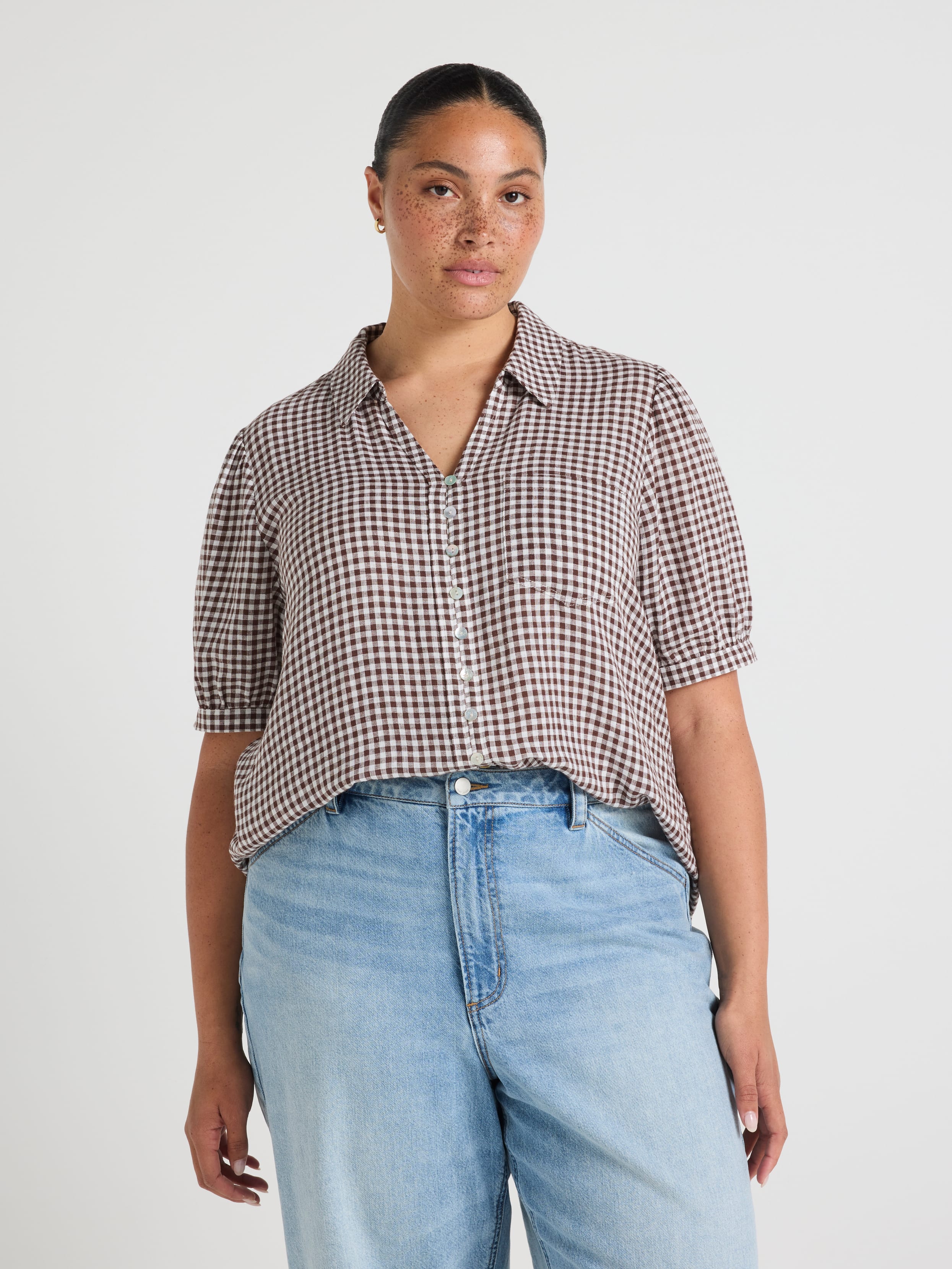Curve Giselle Short Sleeve Shirt