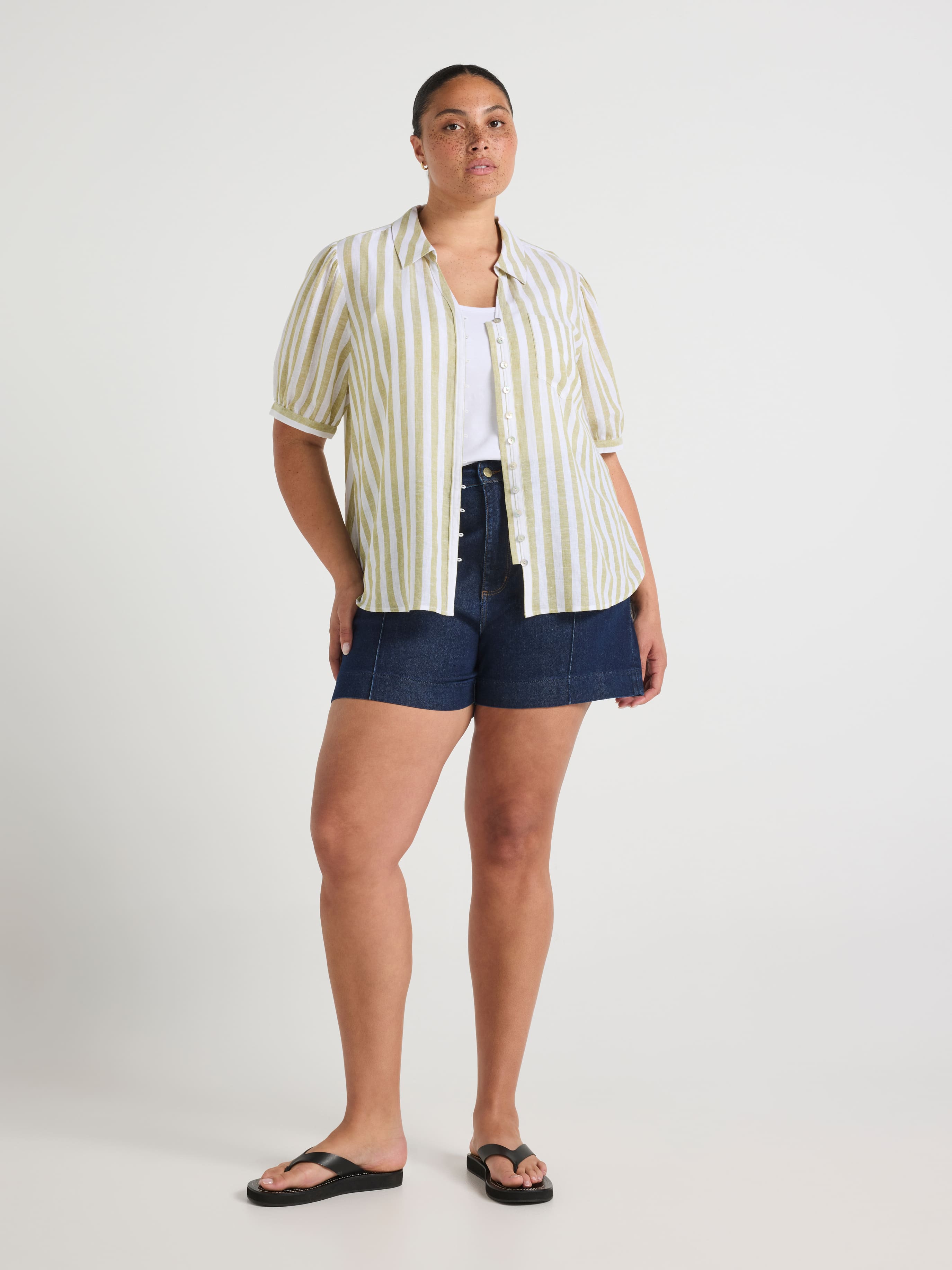 Curve Giselle Short Sleeve Shirt