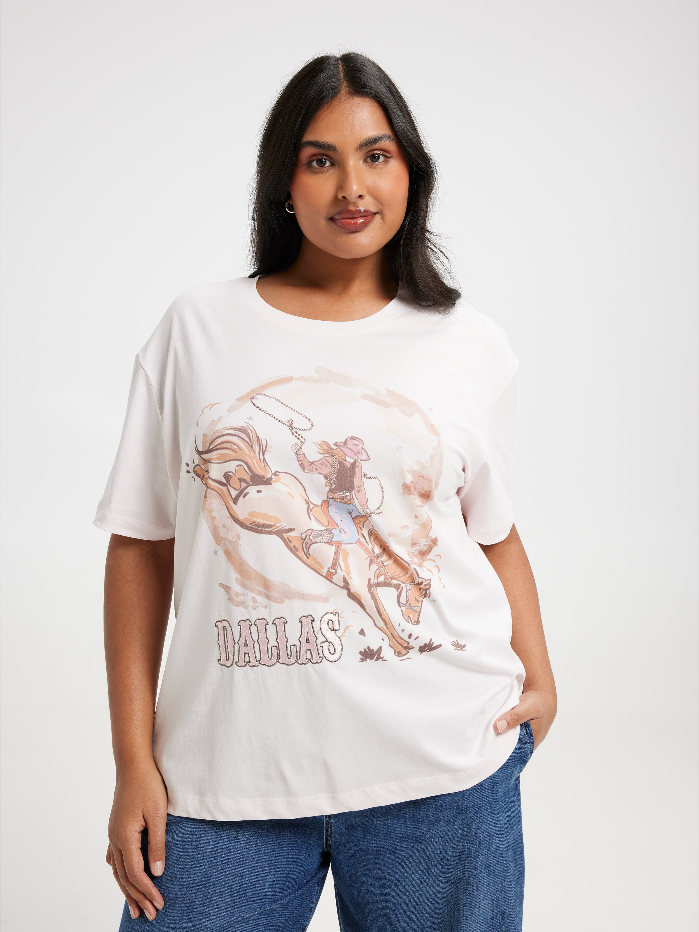 Curve Riley Relaxed Graphic Tee