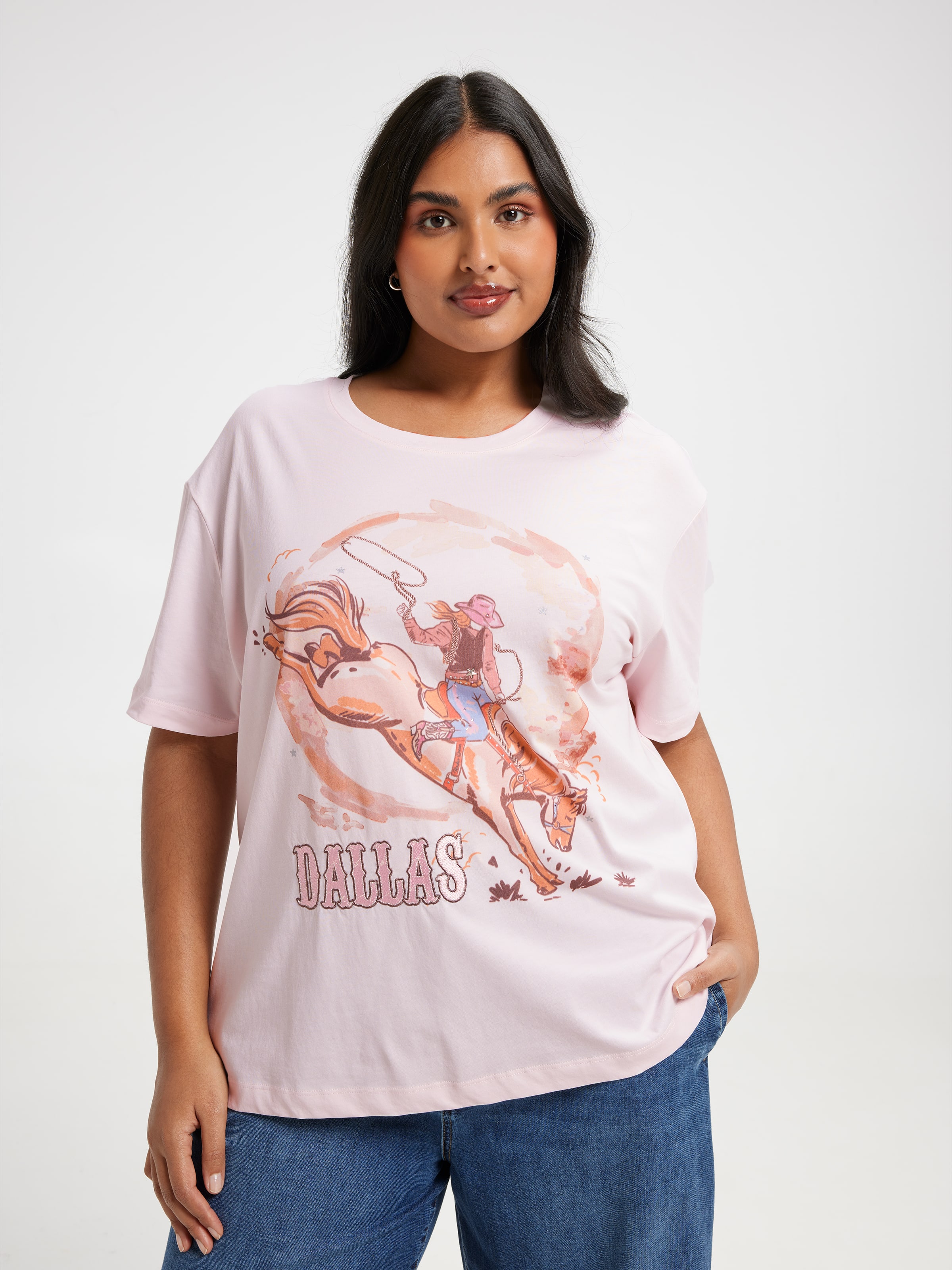 Curve Riley Relaxed Graphic Tee