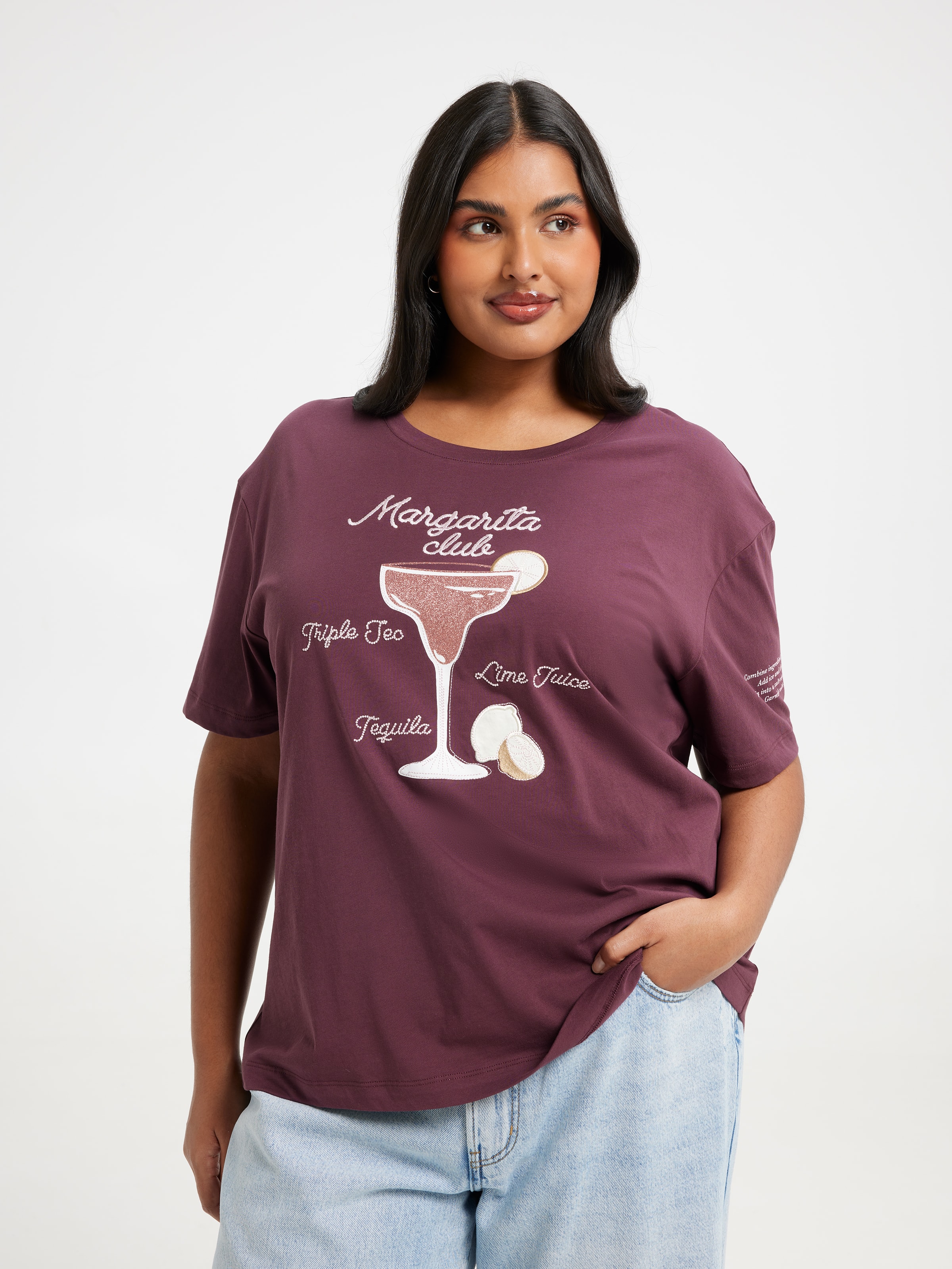 Curve Riley Relaxed Graphic Tee