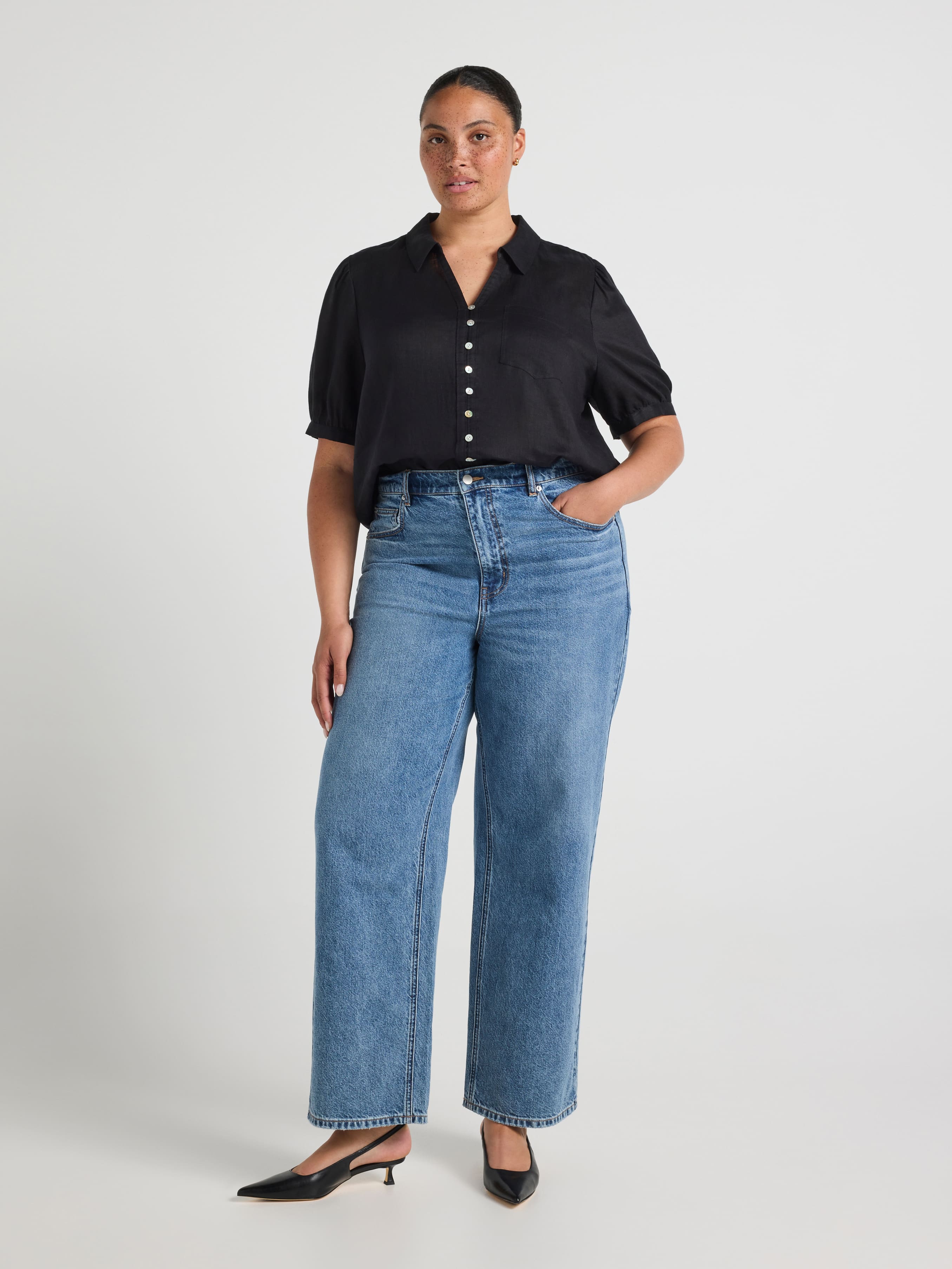 Curve Giselle Short Sleeve Shirt