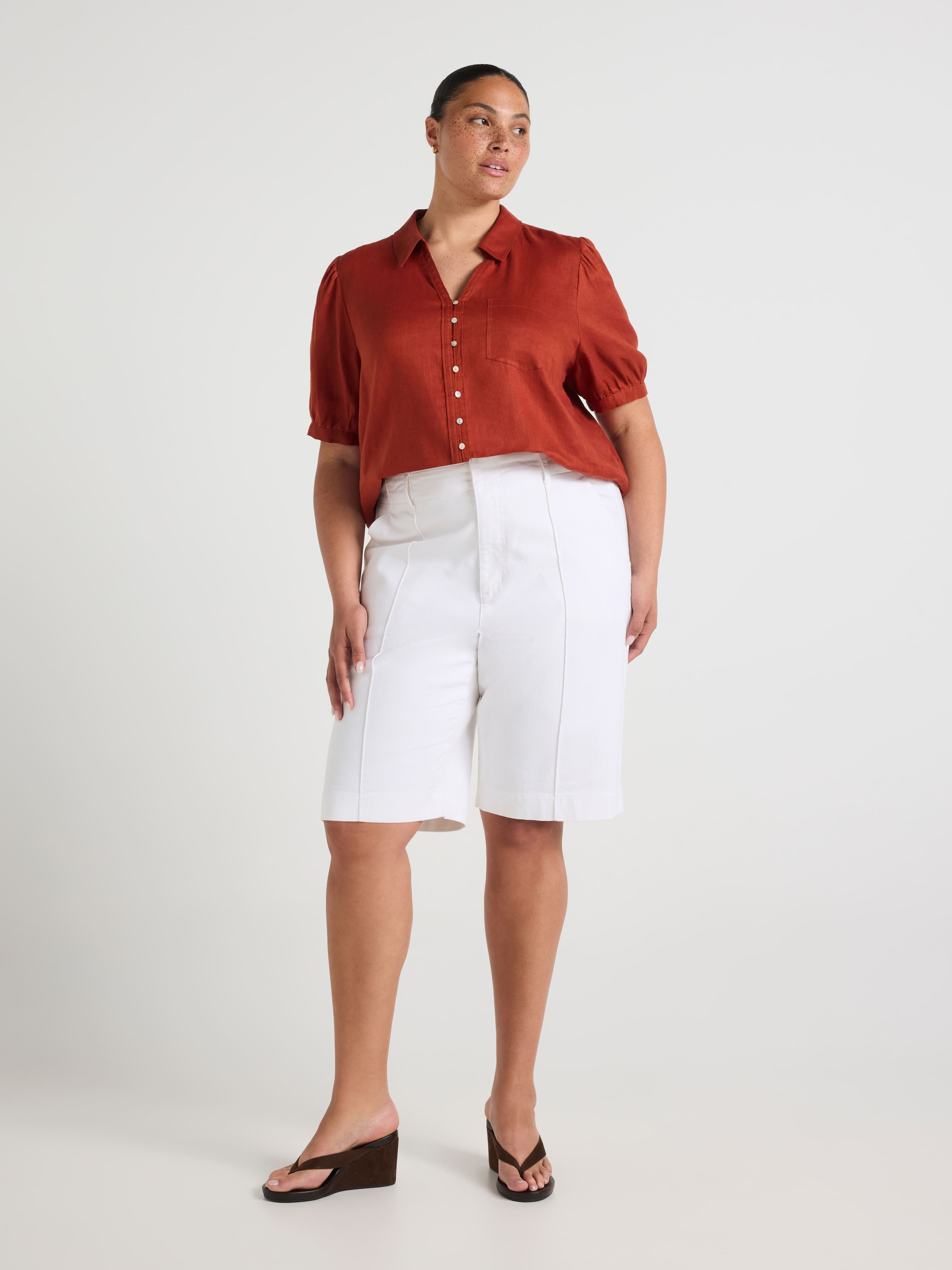 Curve Giselle Short Sleeve Shirt