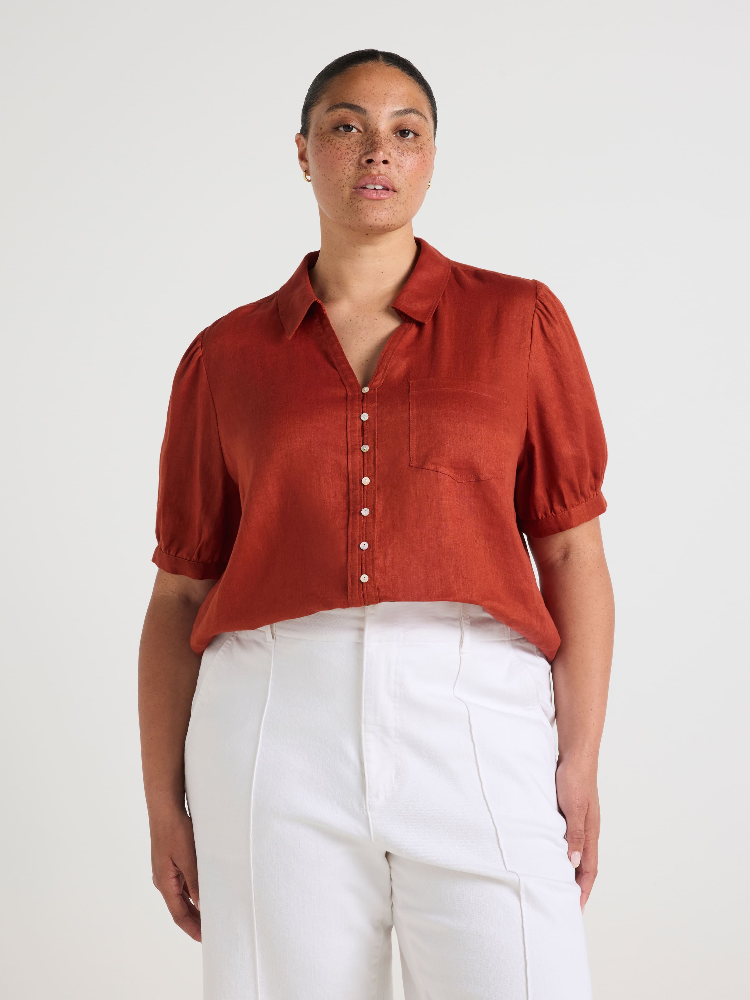 Curve Giselle Short Sleeve Shirt