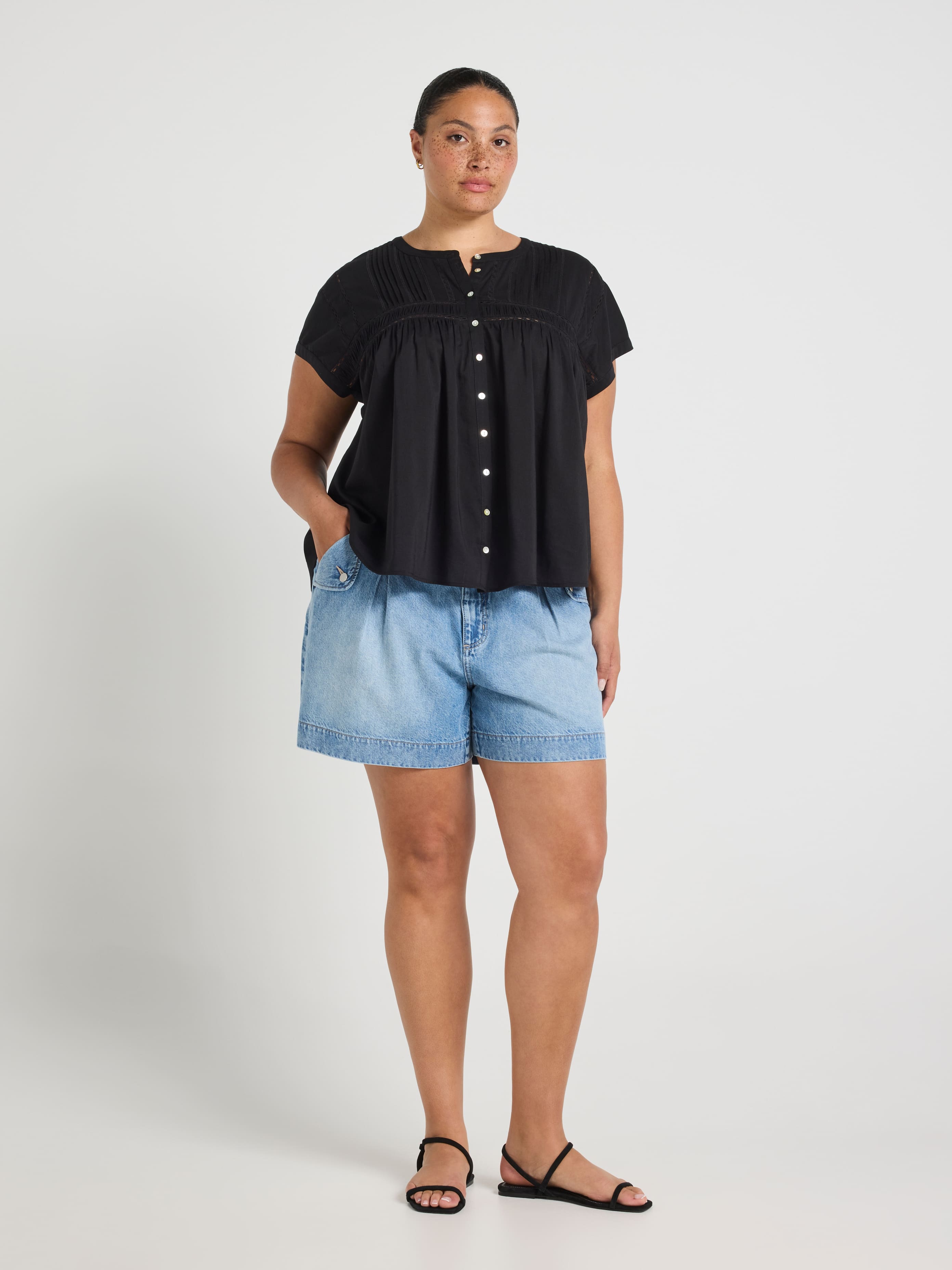 Curve Corinne Lace Insert Top