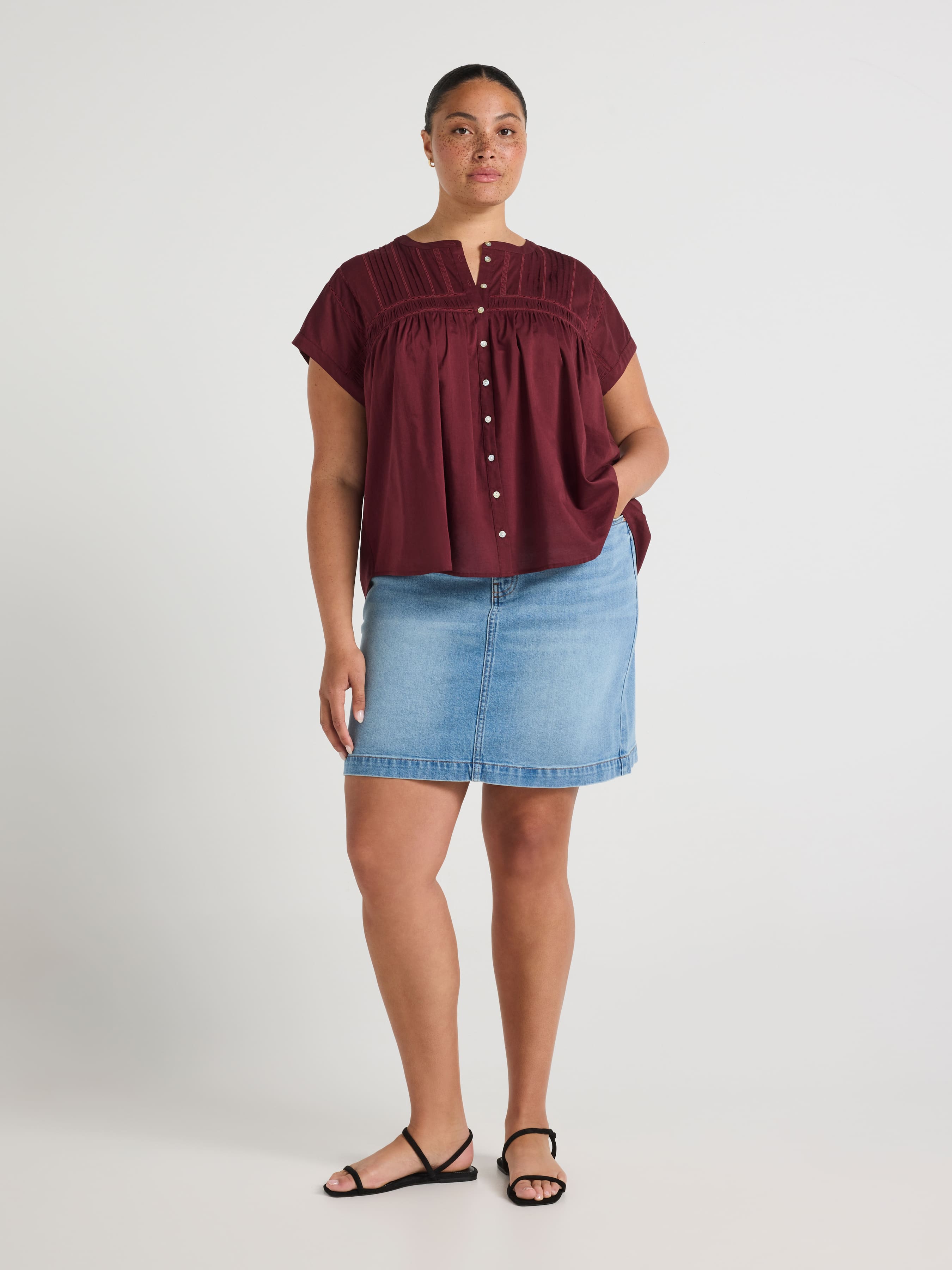 Curve Corinne Lace Insert Top