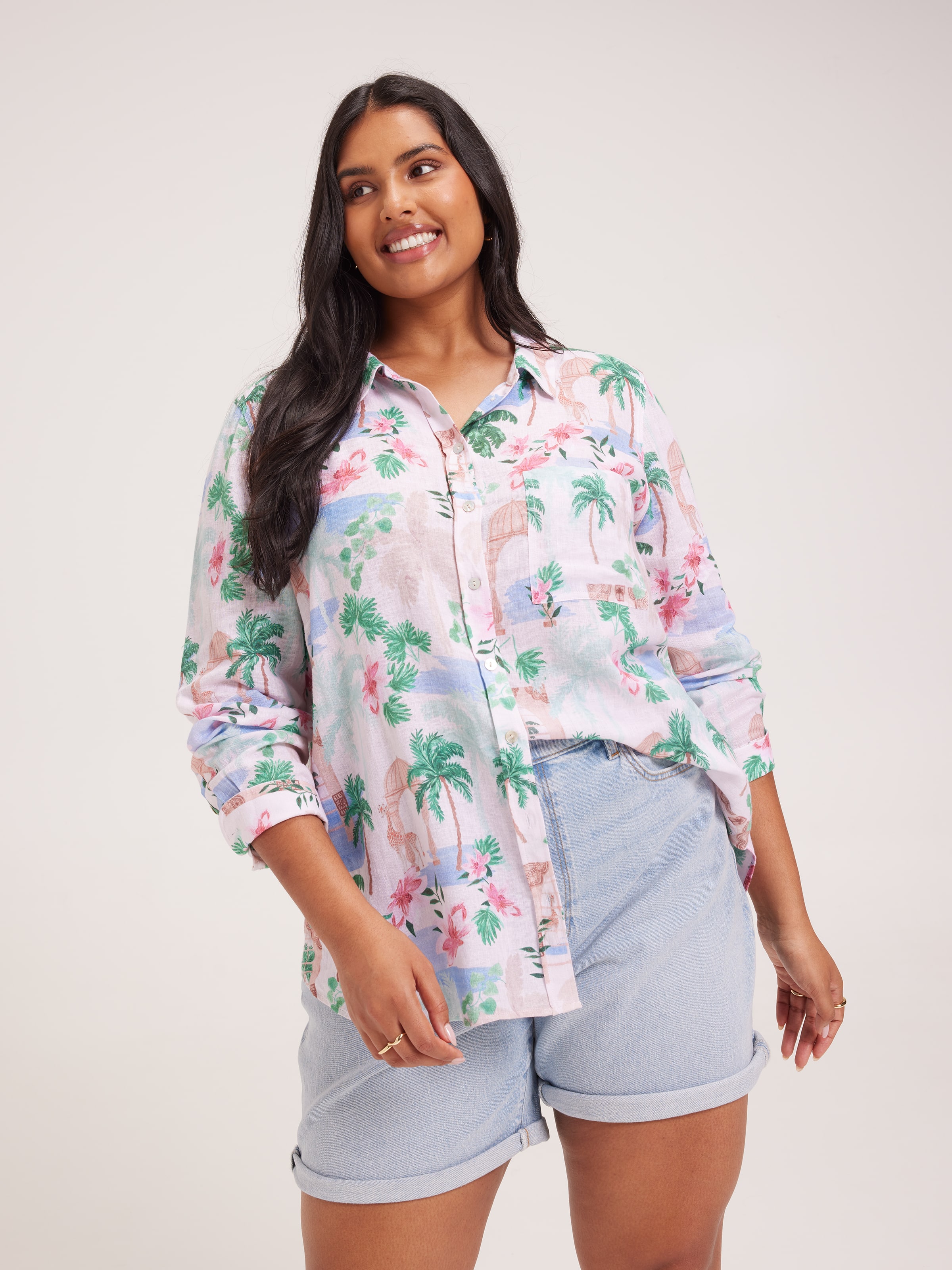 Curve Marli Linen Rich Shirt