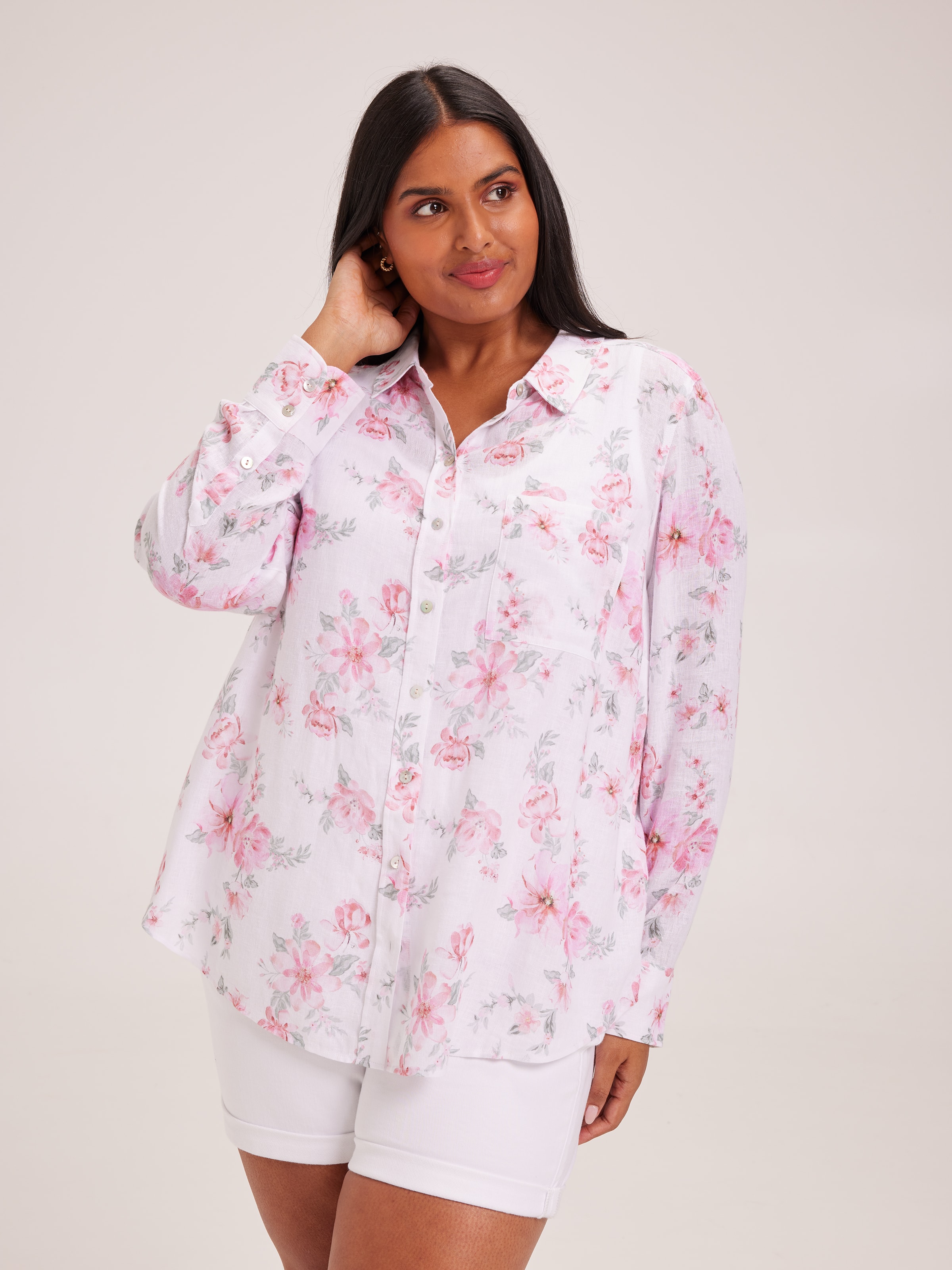 Curve Marli Linen Rich Shirt