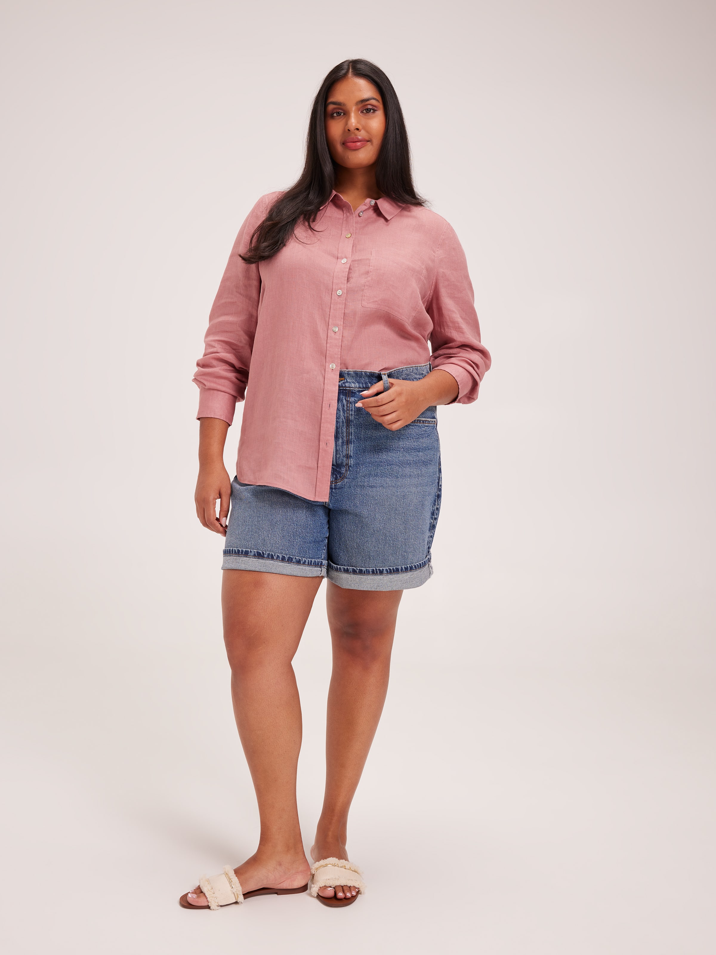Curve Marli Linen Rich Shirt