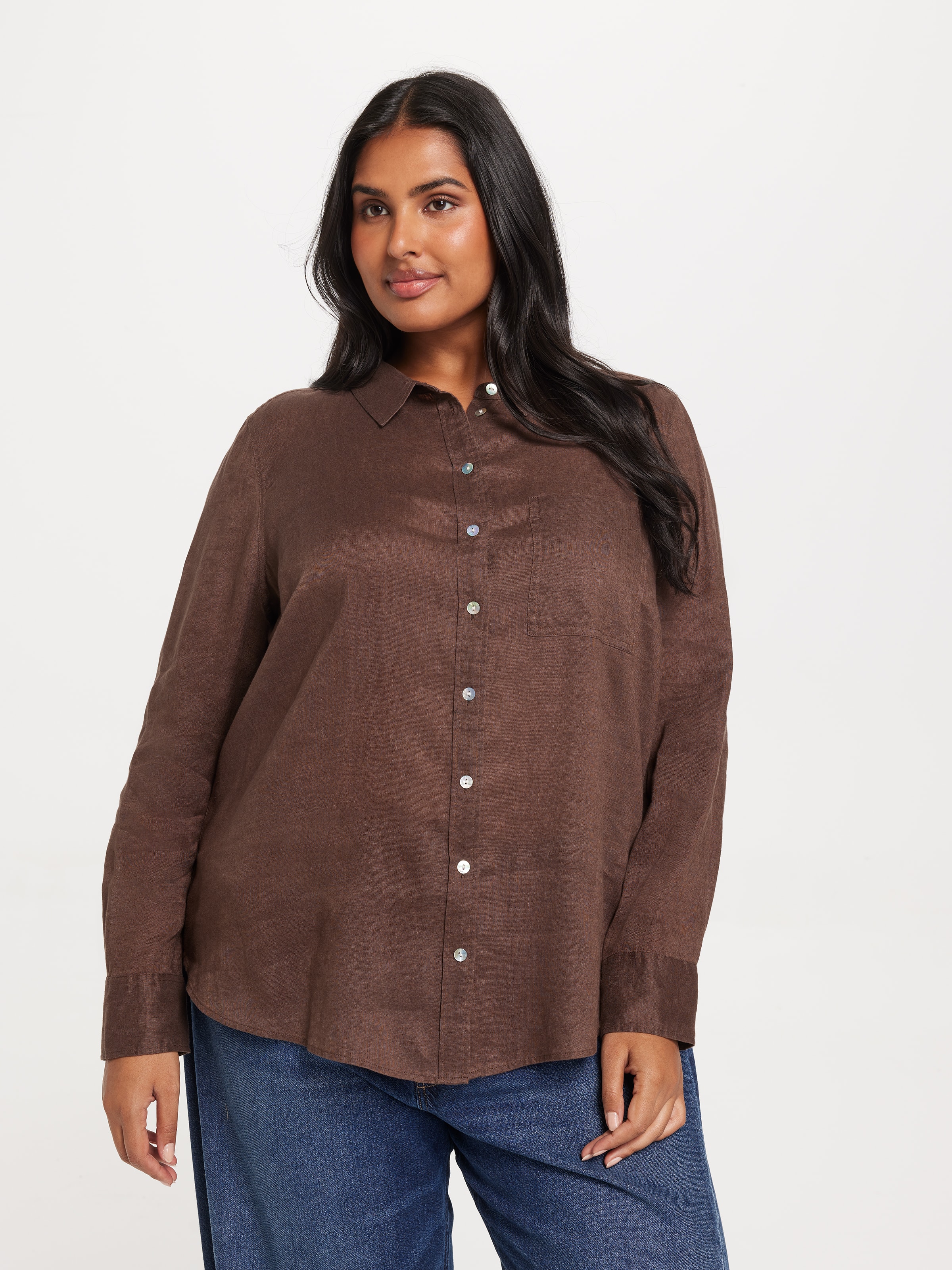 Curve Marli Linen Rich Shirt