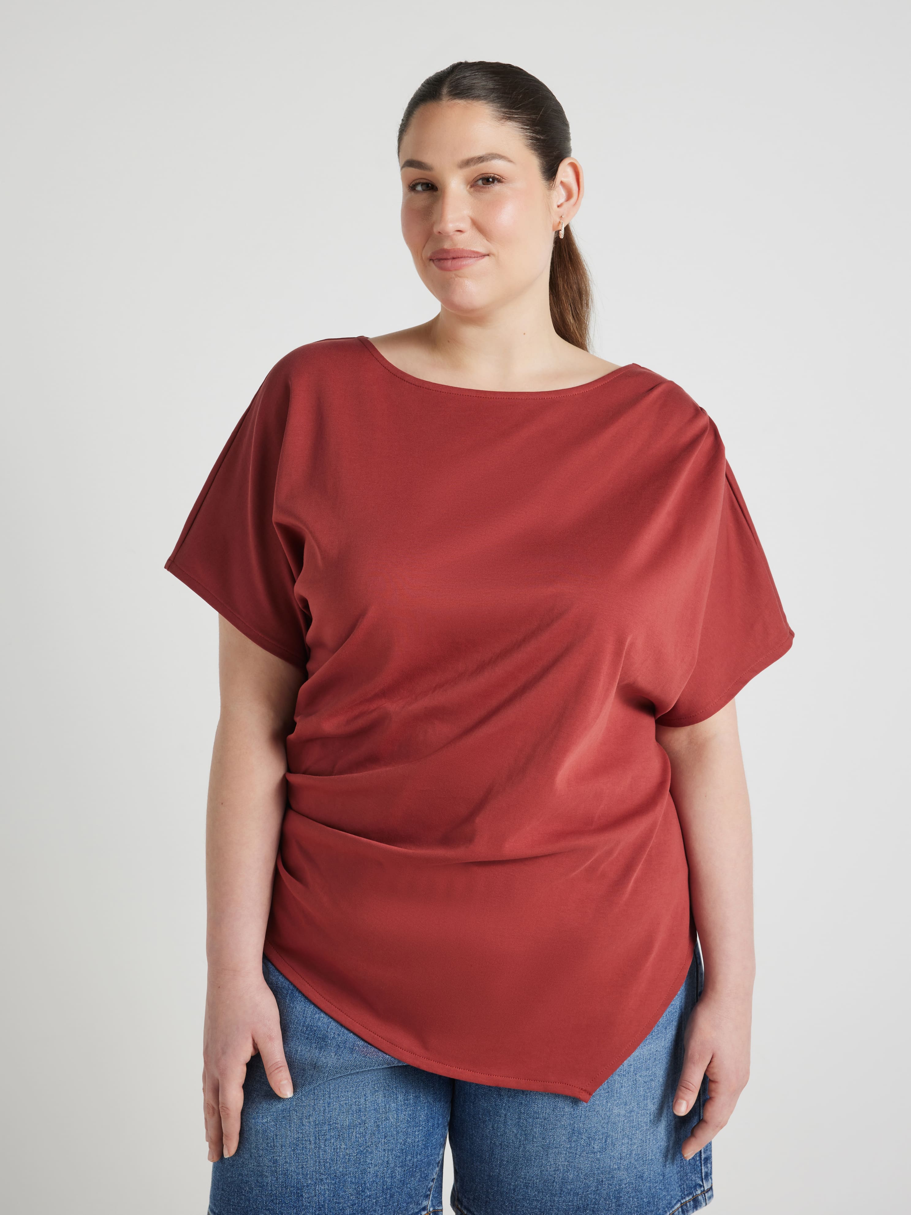 Curve Sunday Rouched Top