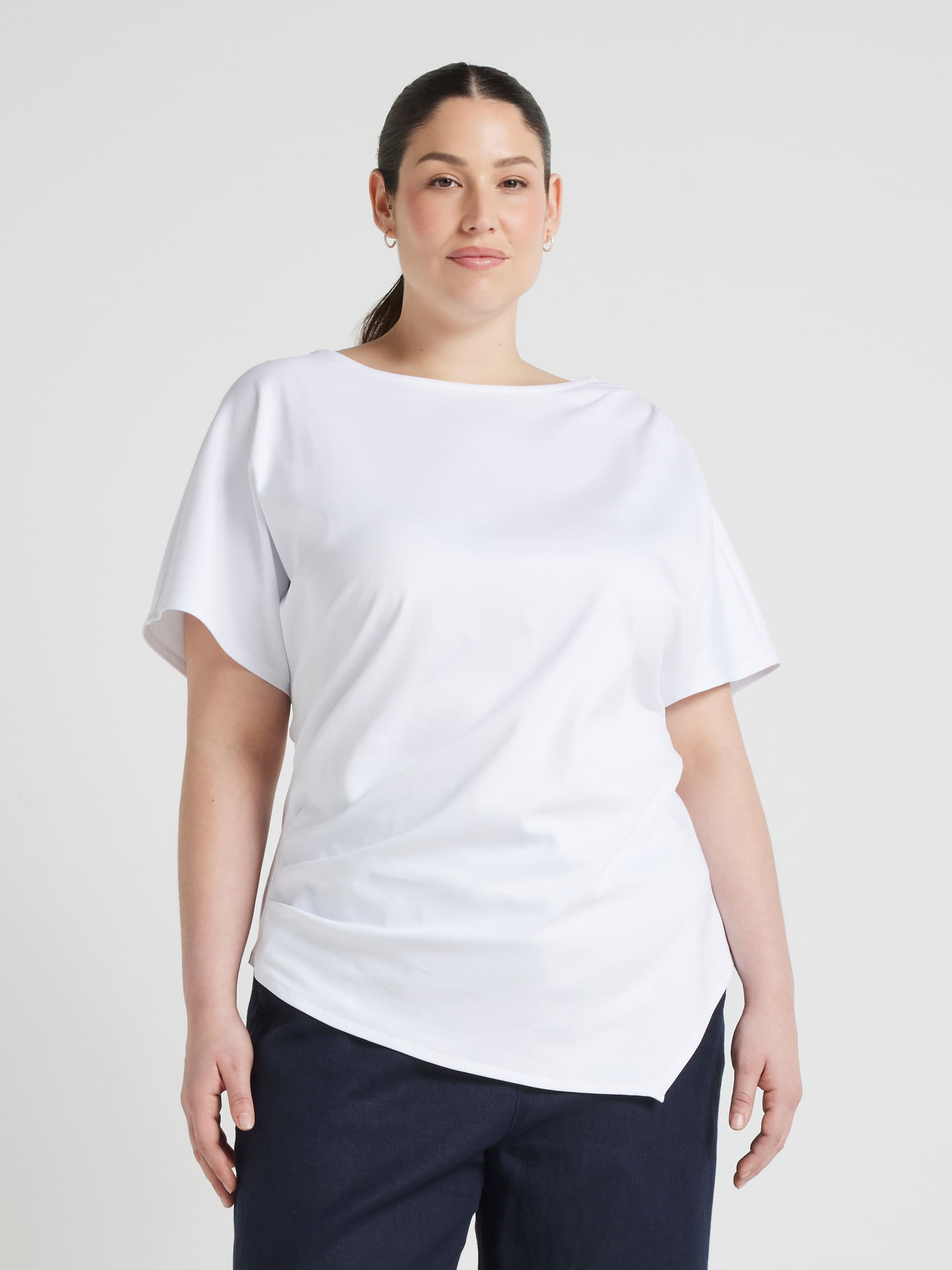 Curve Sunday Rouched Top