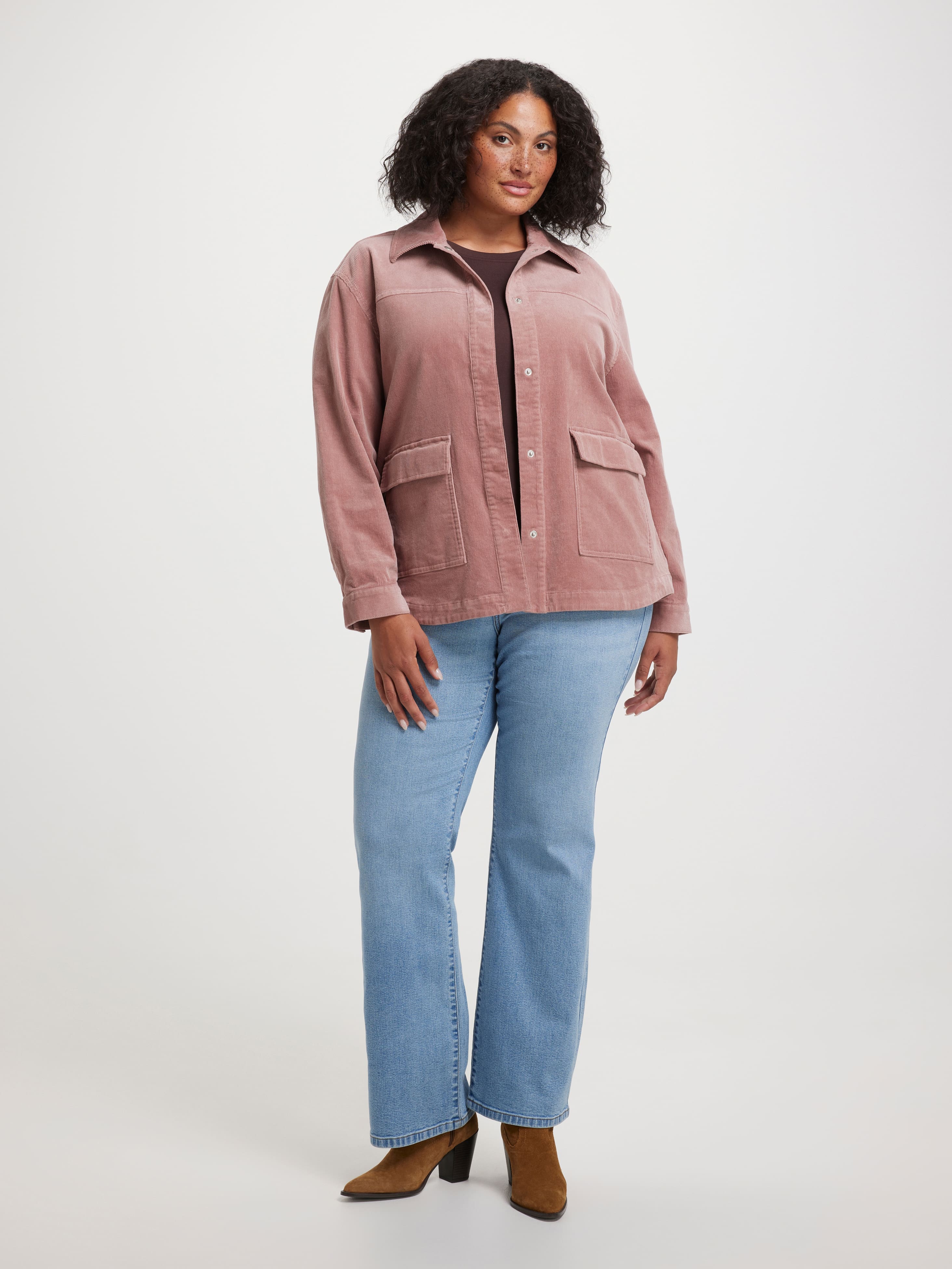 Curve Donna Cord Shacket