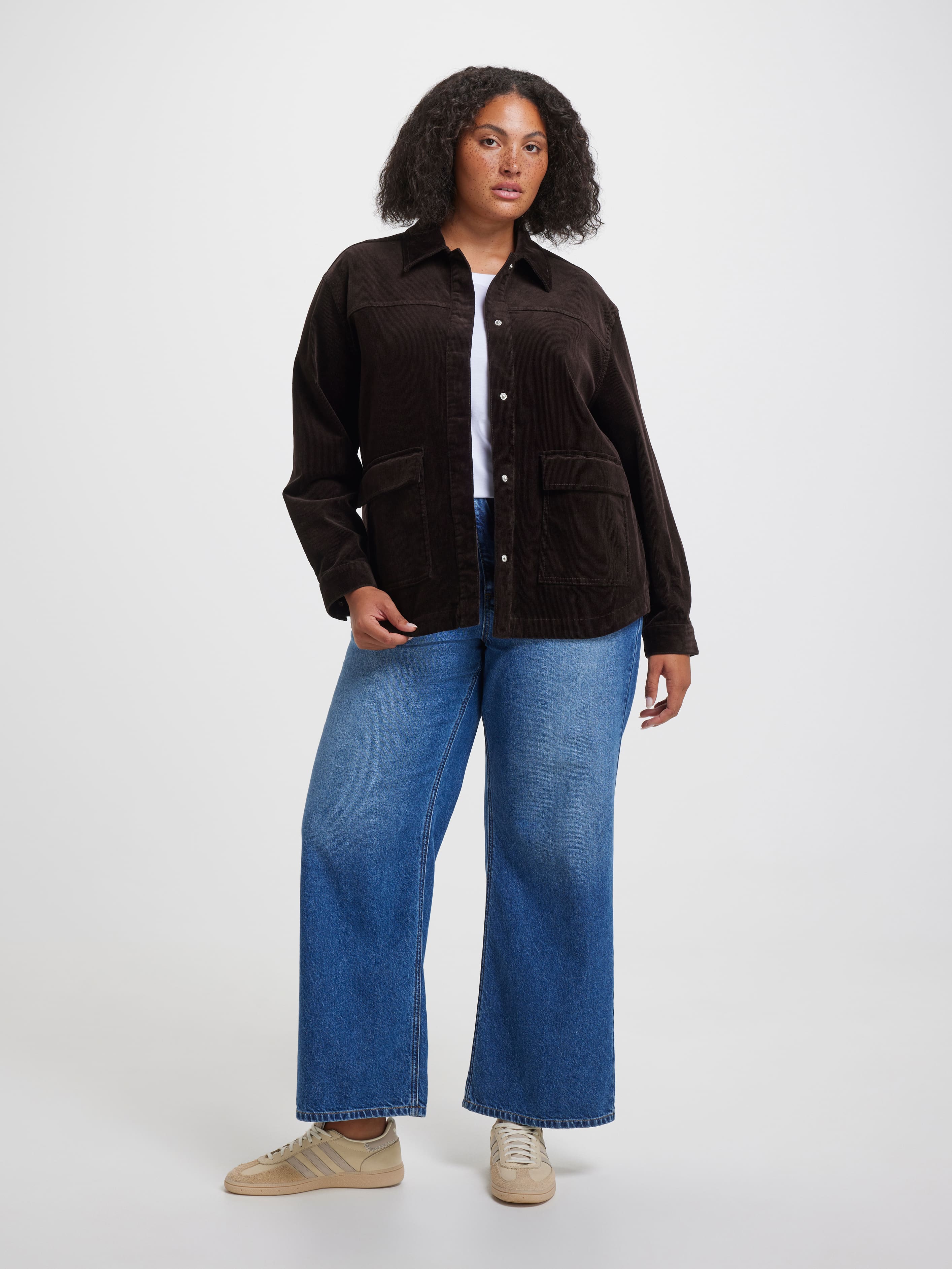 Curve Donna Cord Shacket