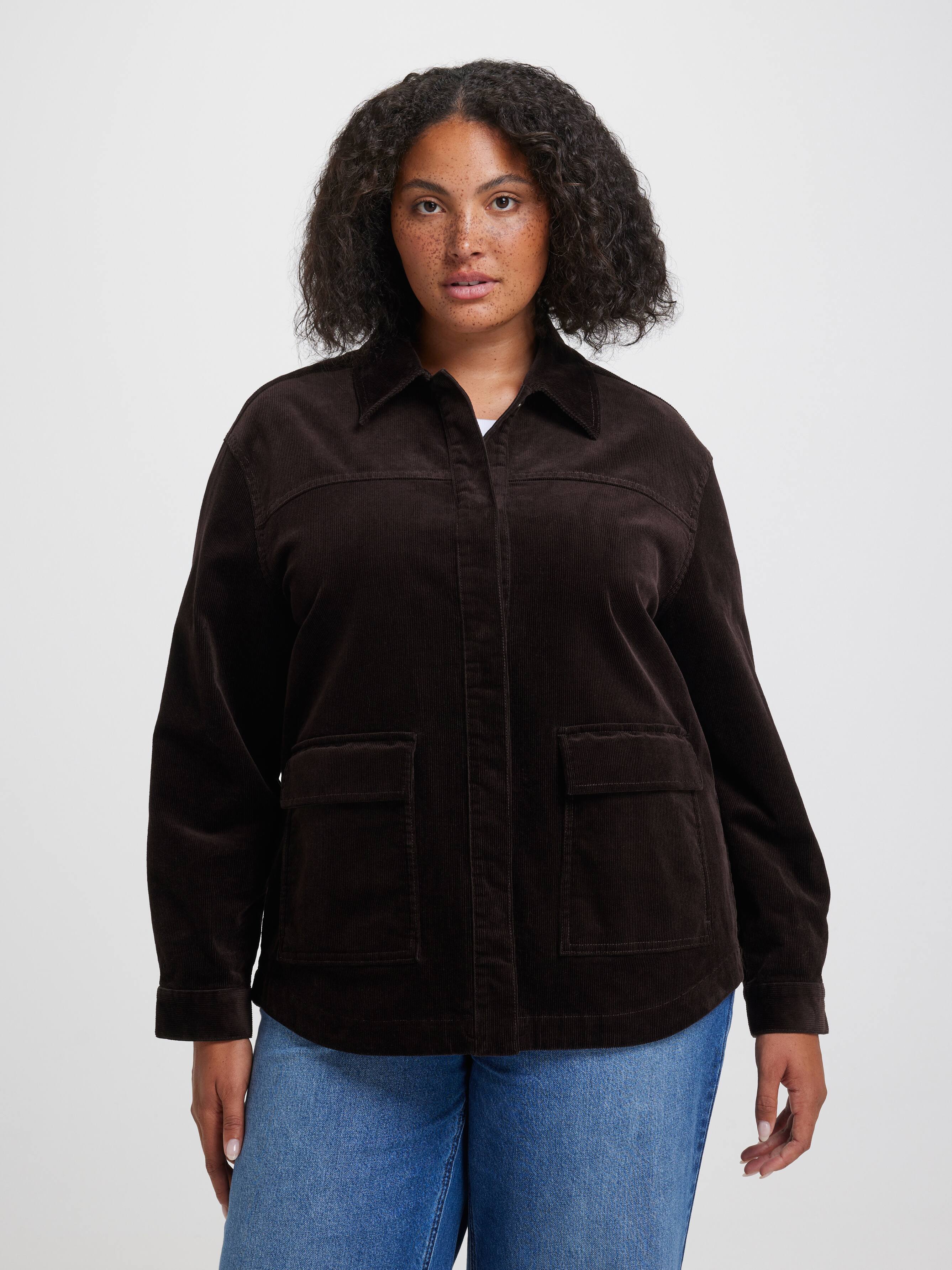 Curve Donna Cord Shacket