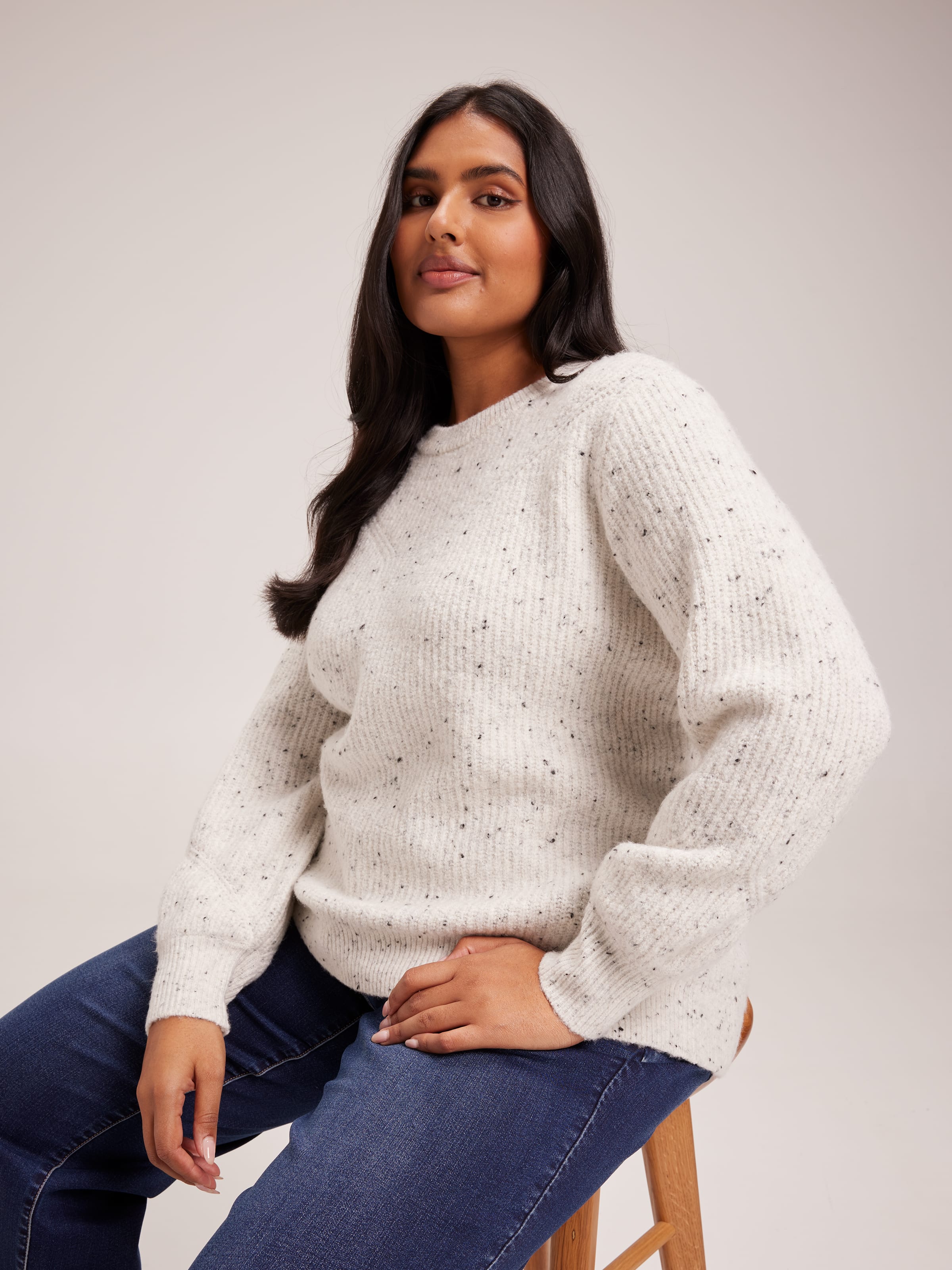 Curve Nyla Luxe Crew Neck Pullover