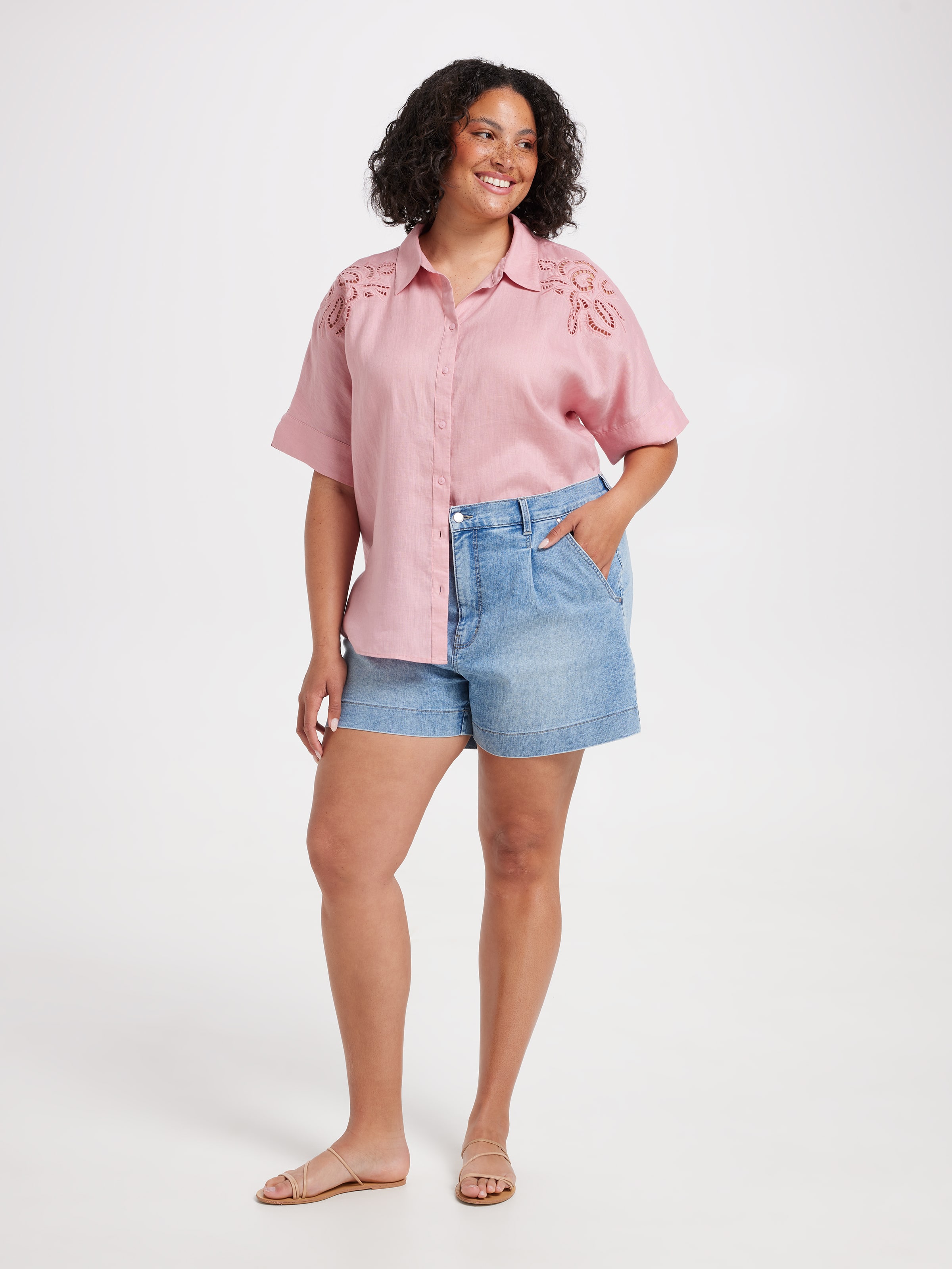 Curve Leslee Short Sleeve Shirt