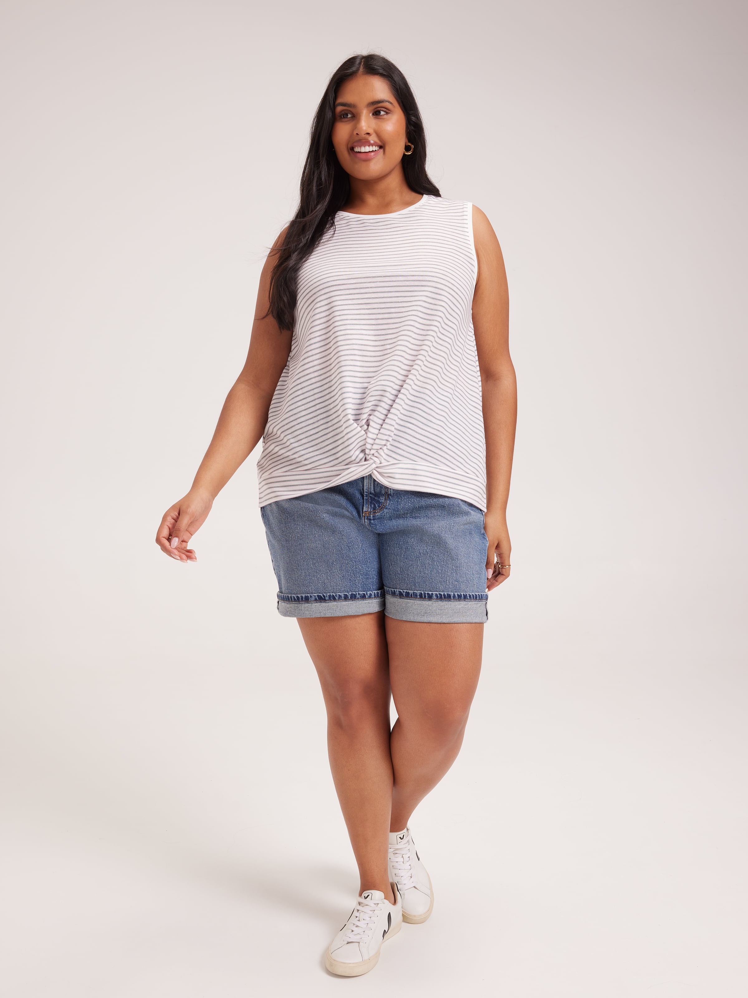 Curve Blair Twist Front Top