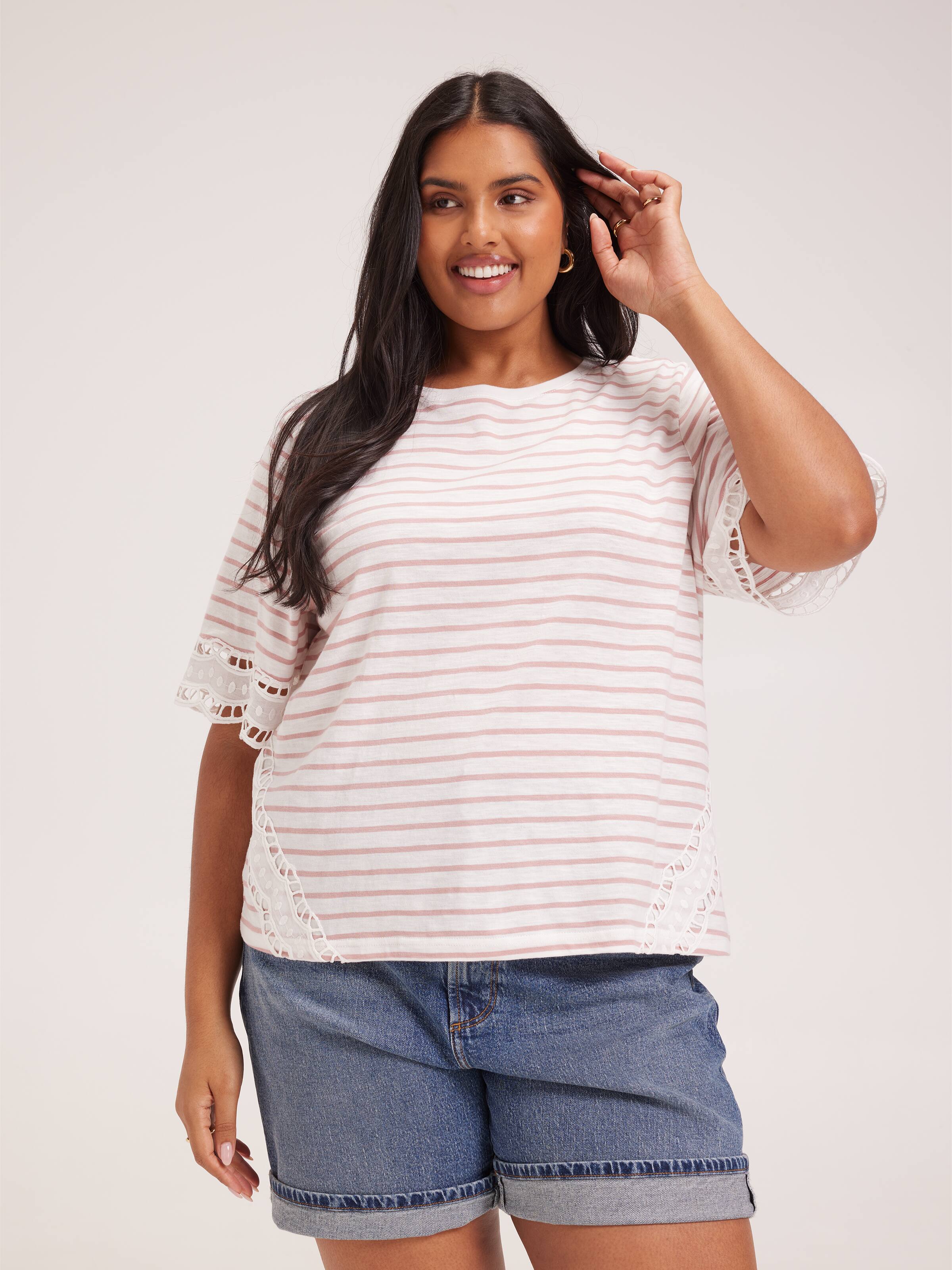 Curve Freya Lace Tee