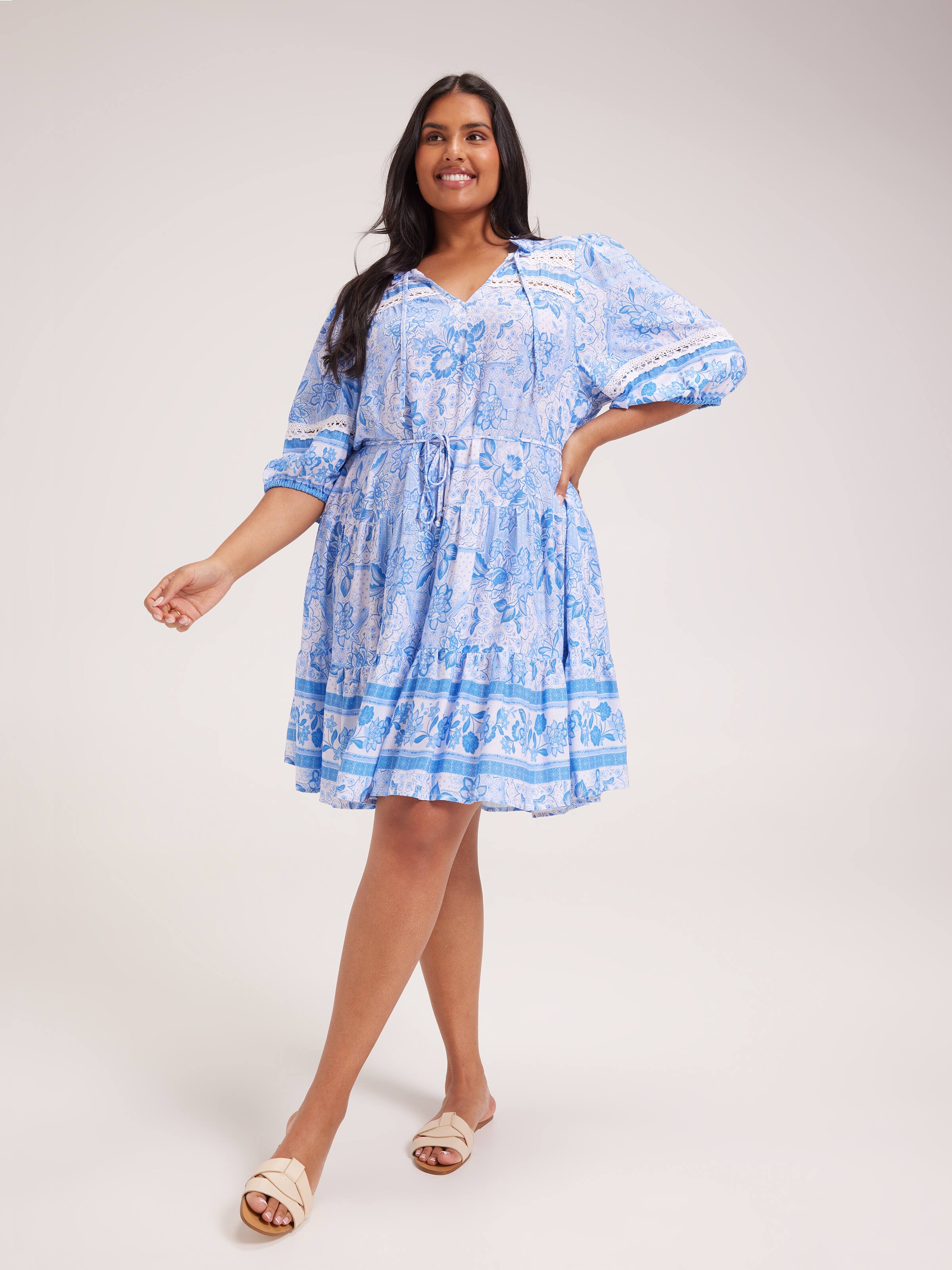 Curve Millie Tiered Dress