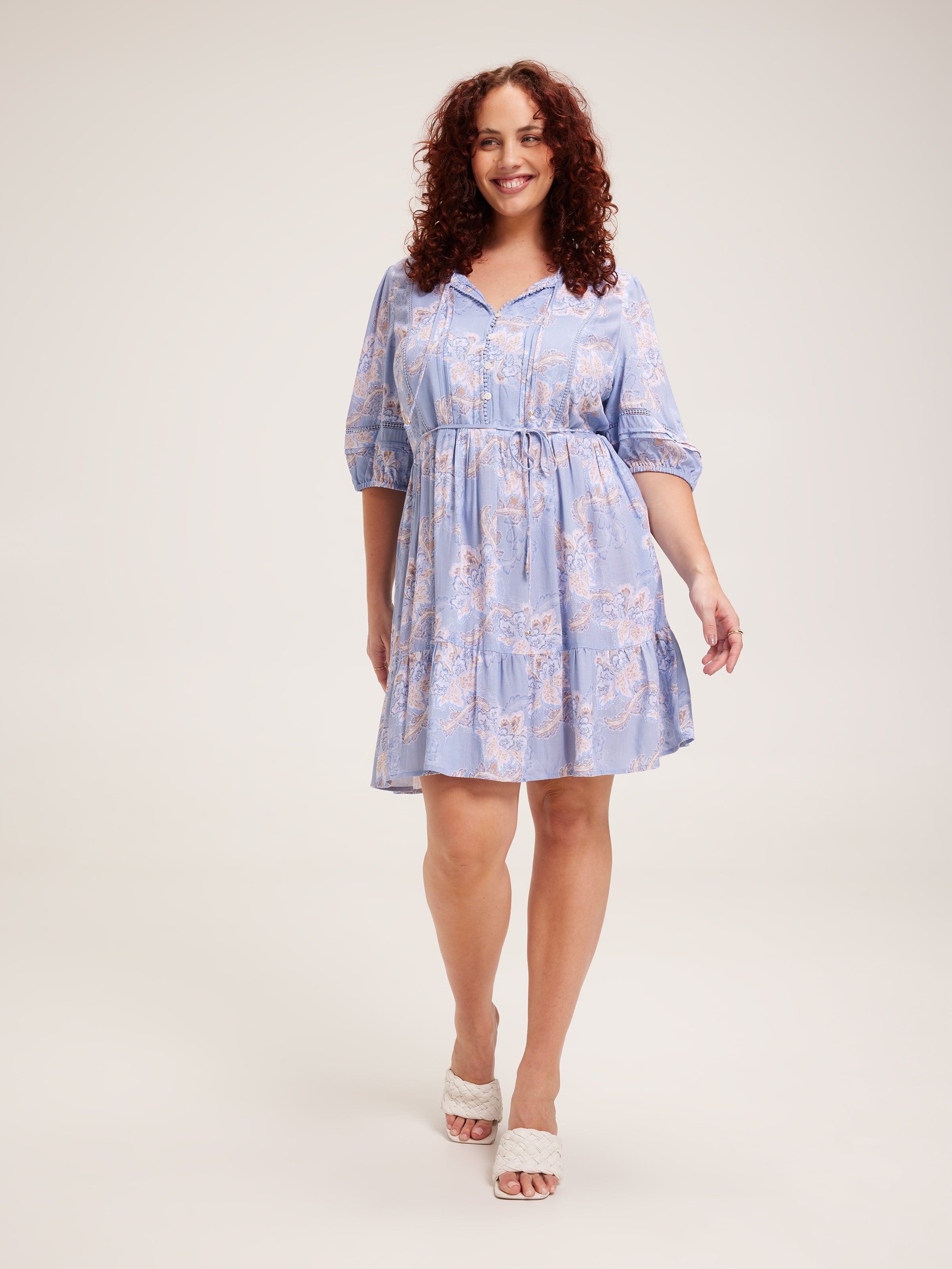 Curve Claire Floral Dress