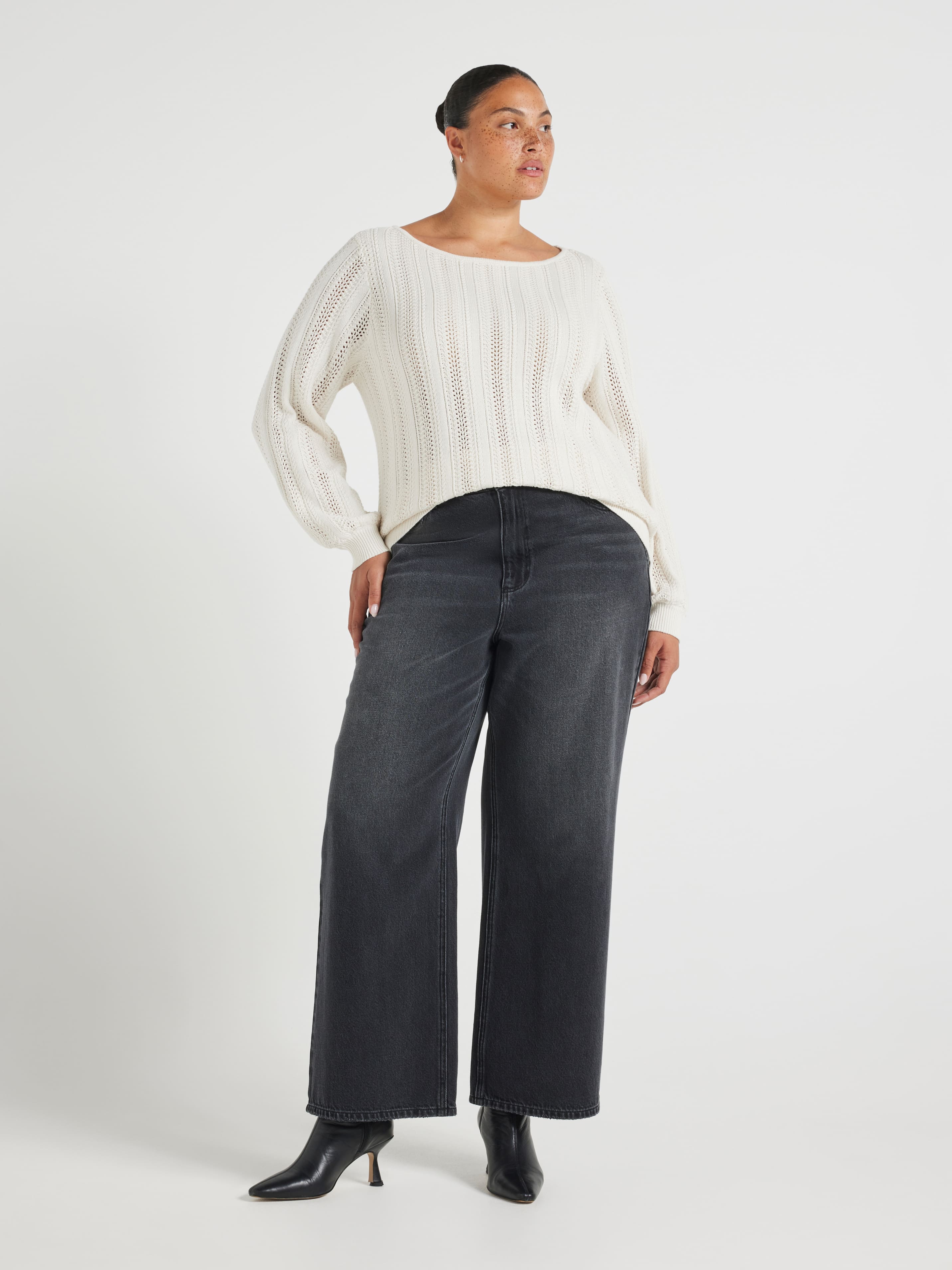 Curve Miranda Pointelle Pullover