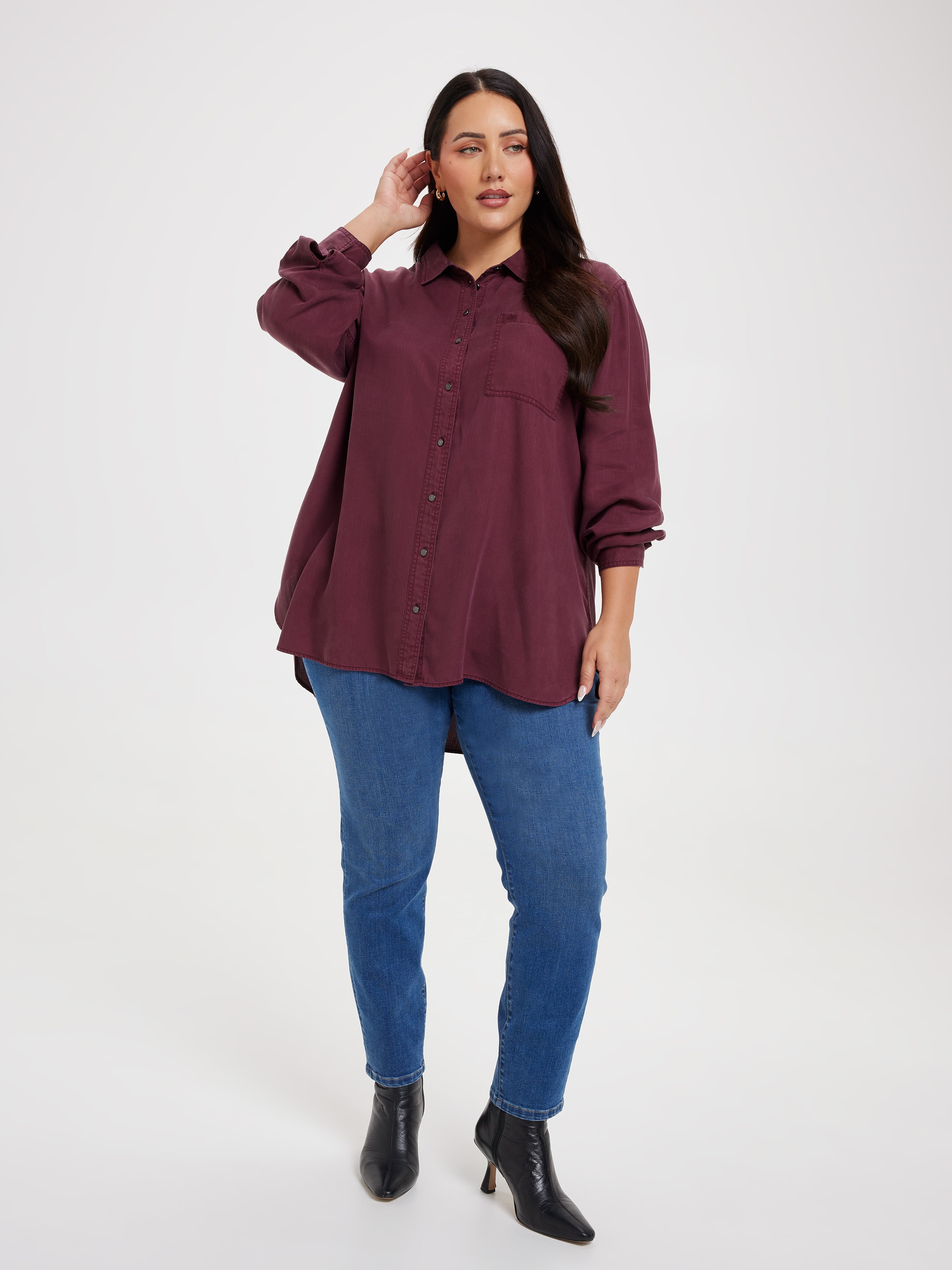 Curve Avril Lyocell Shirt