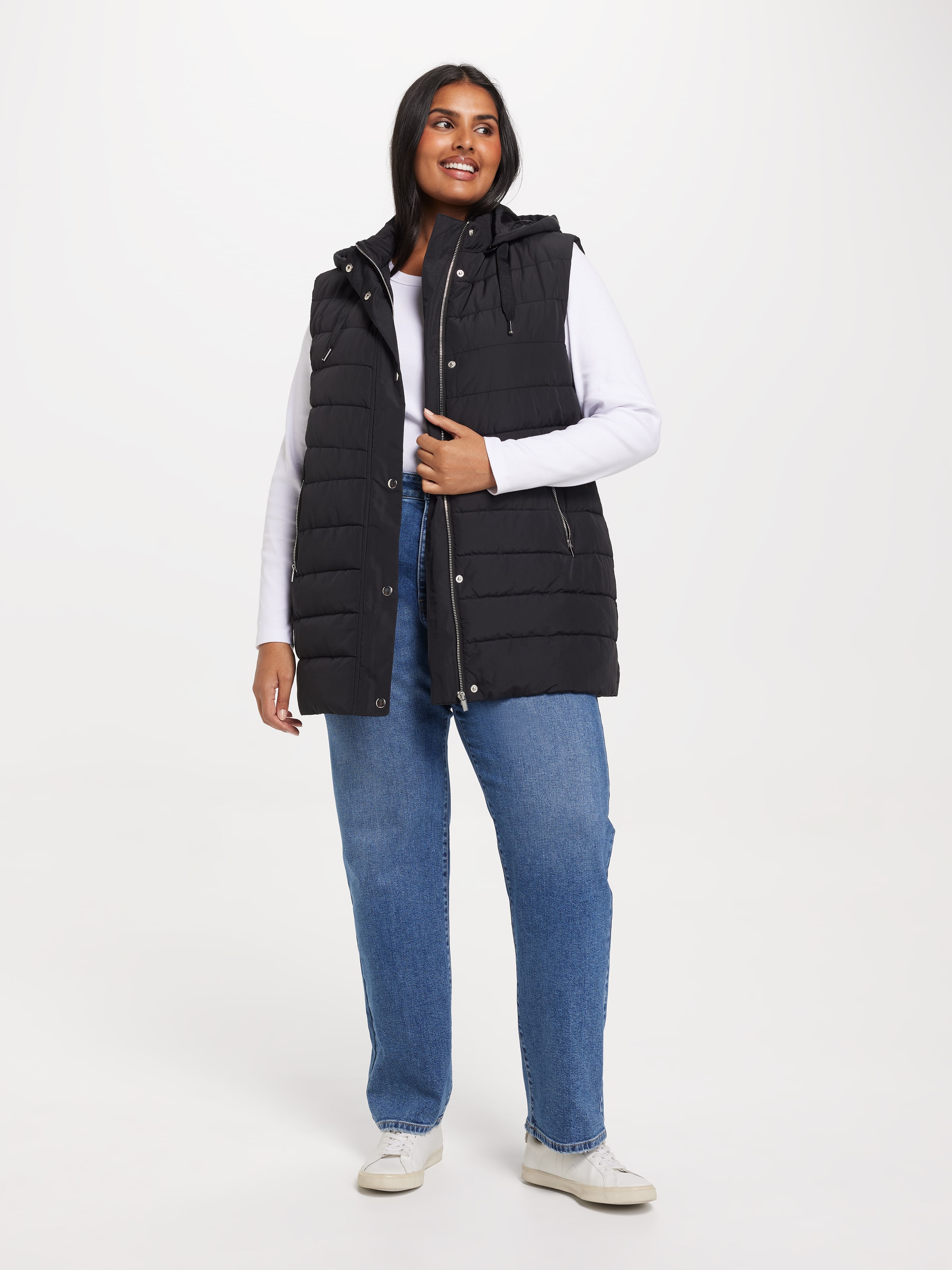 Curve Amelia Gilet Mid Puffer Vest