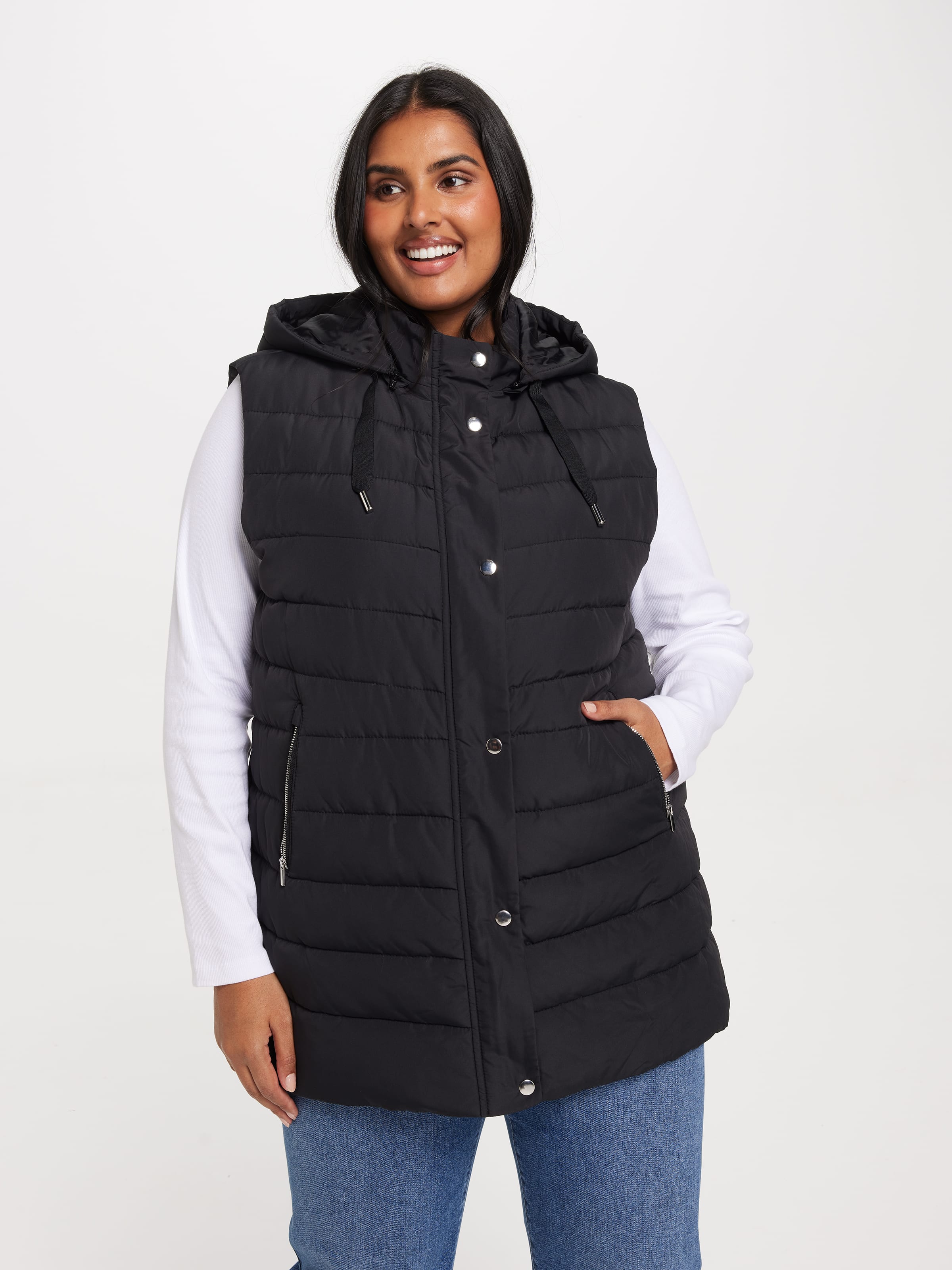 Curve Amelia Gilet Mid Puffer Vest
