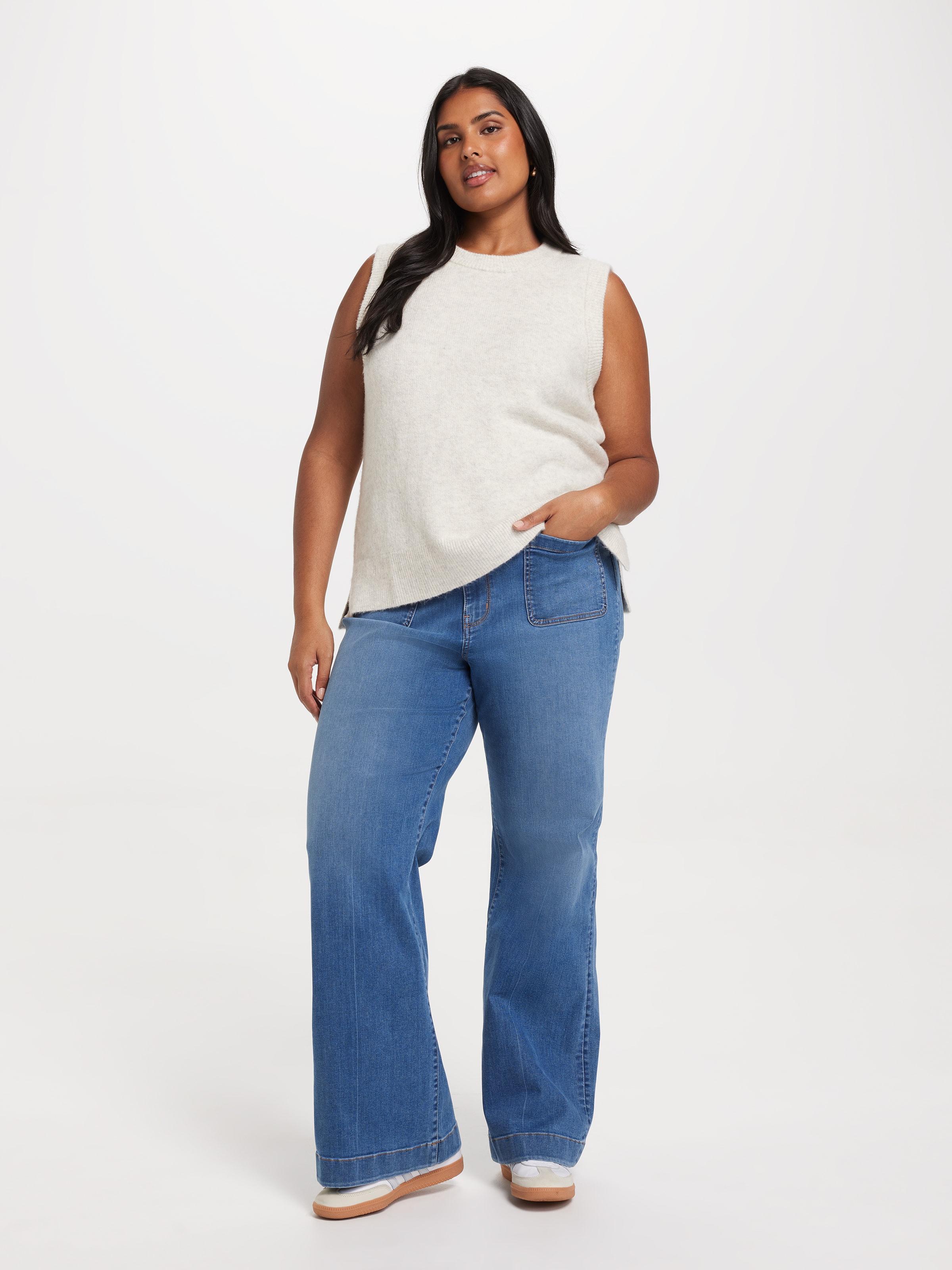 Curve Madelyn Luxe Crew Neck Vest