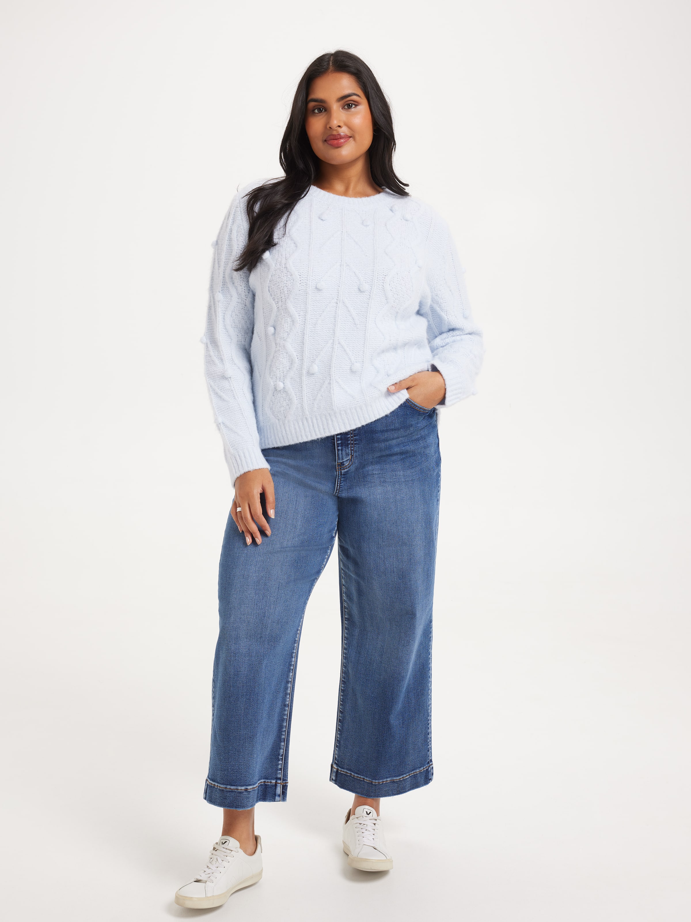 Curve Thea Cable Detail Pullover