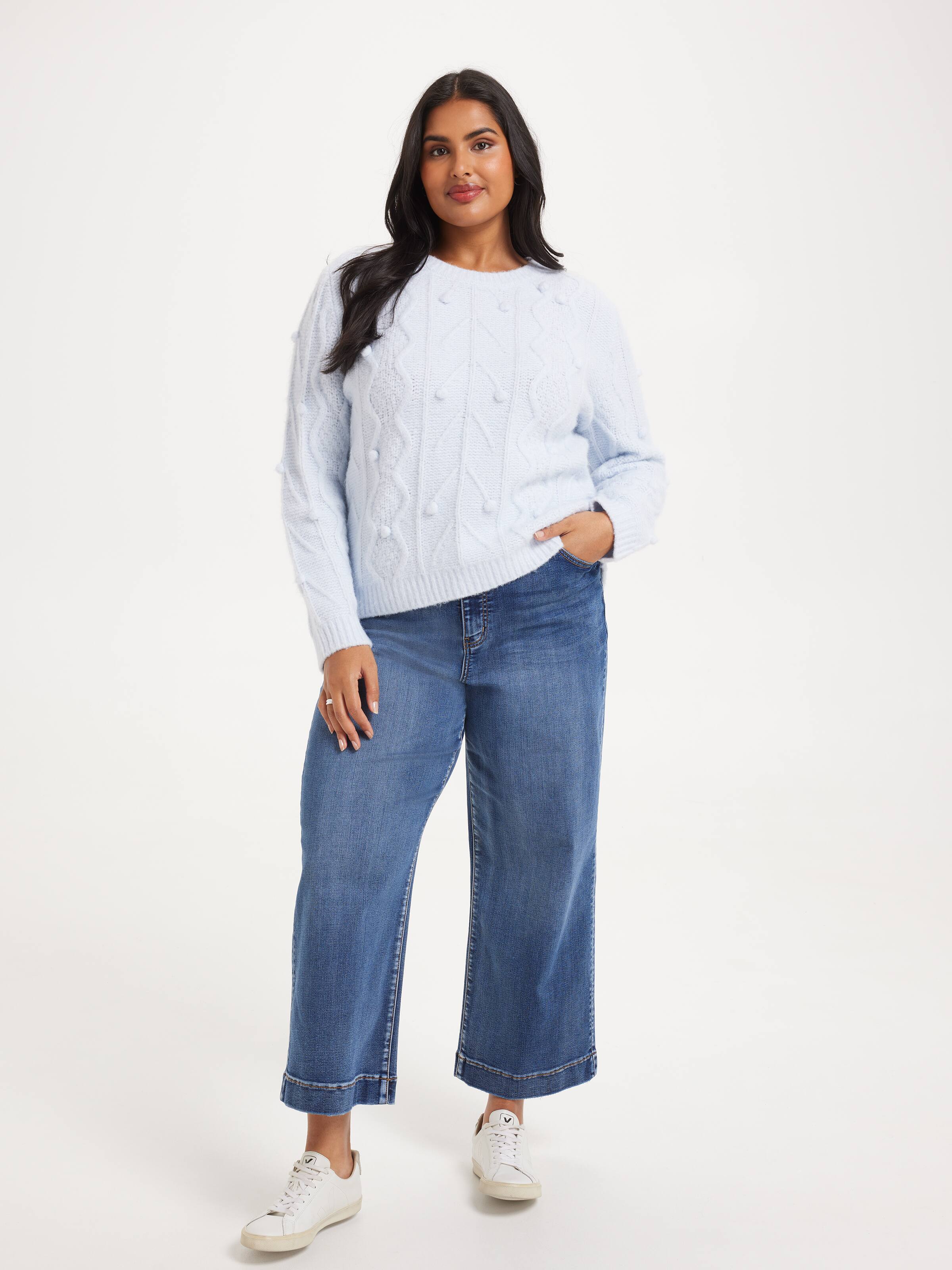 Curve Thea Cable Detail Pullover
