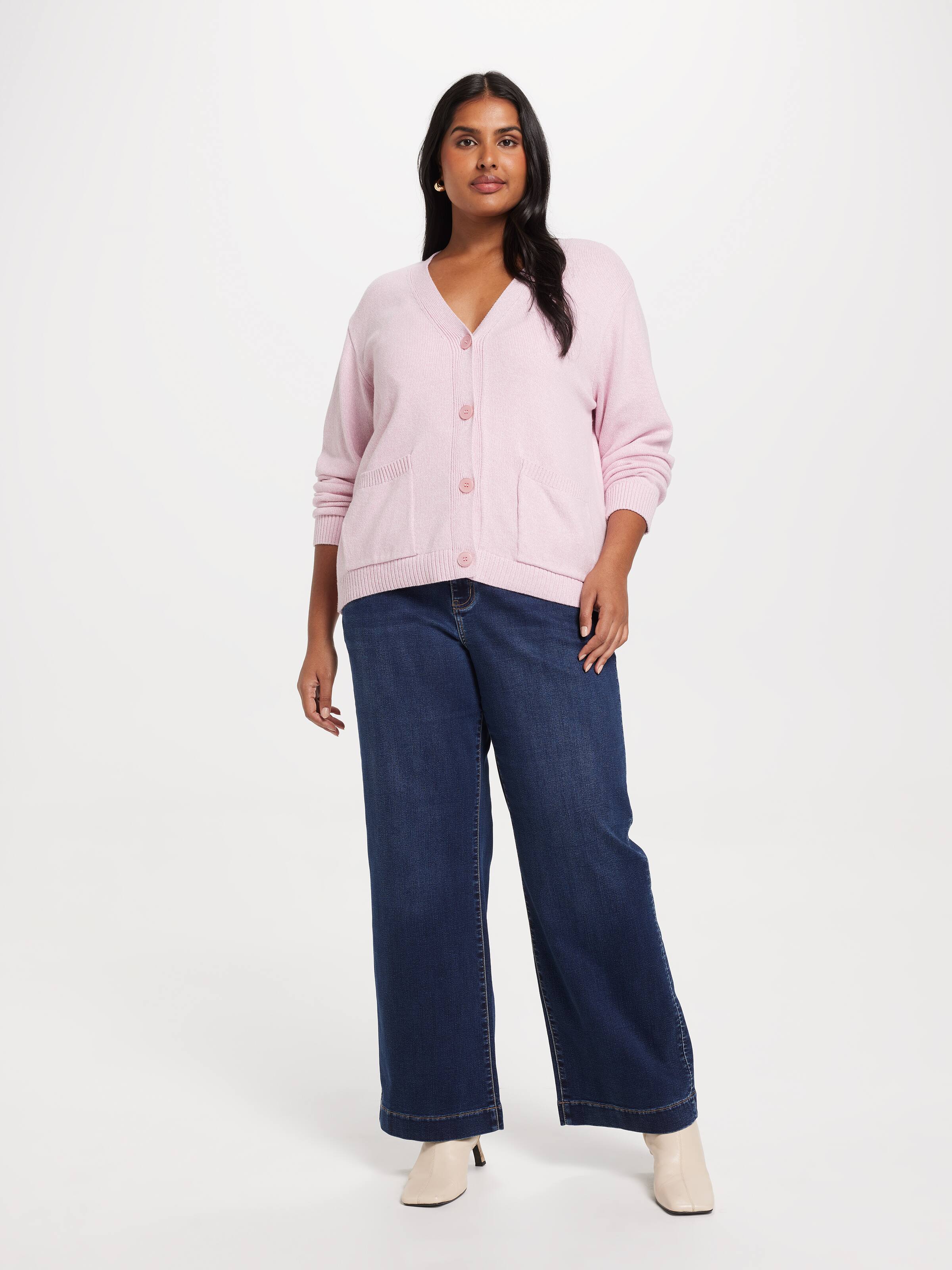 Curve Gia Cotton Cropped Cardi