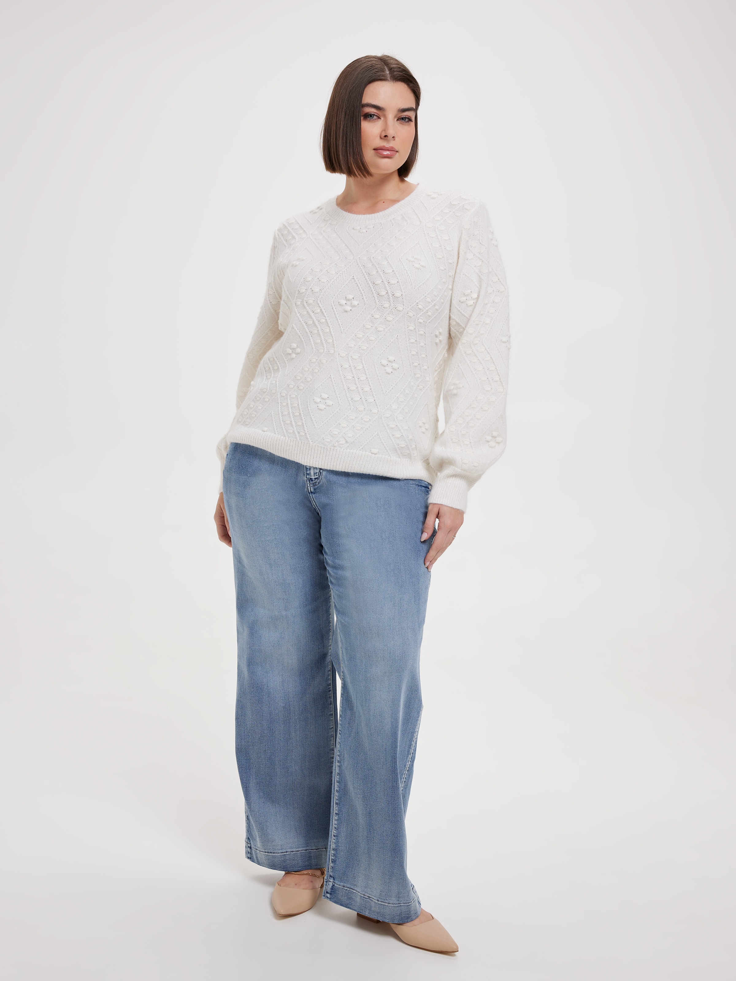 Curve Tia Diamond Detail Pullover