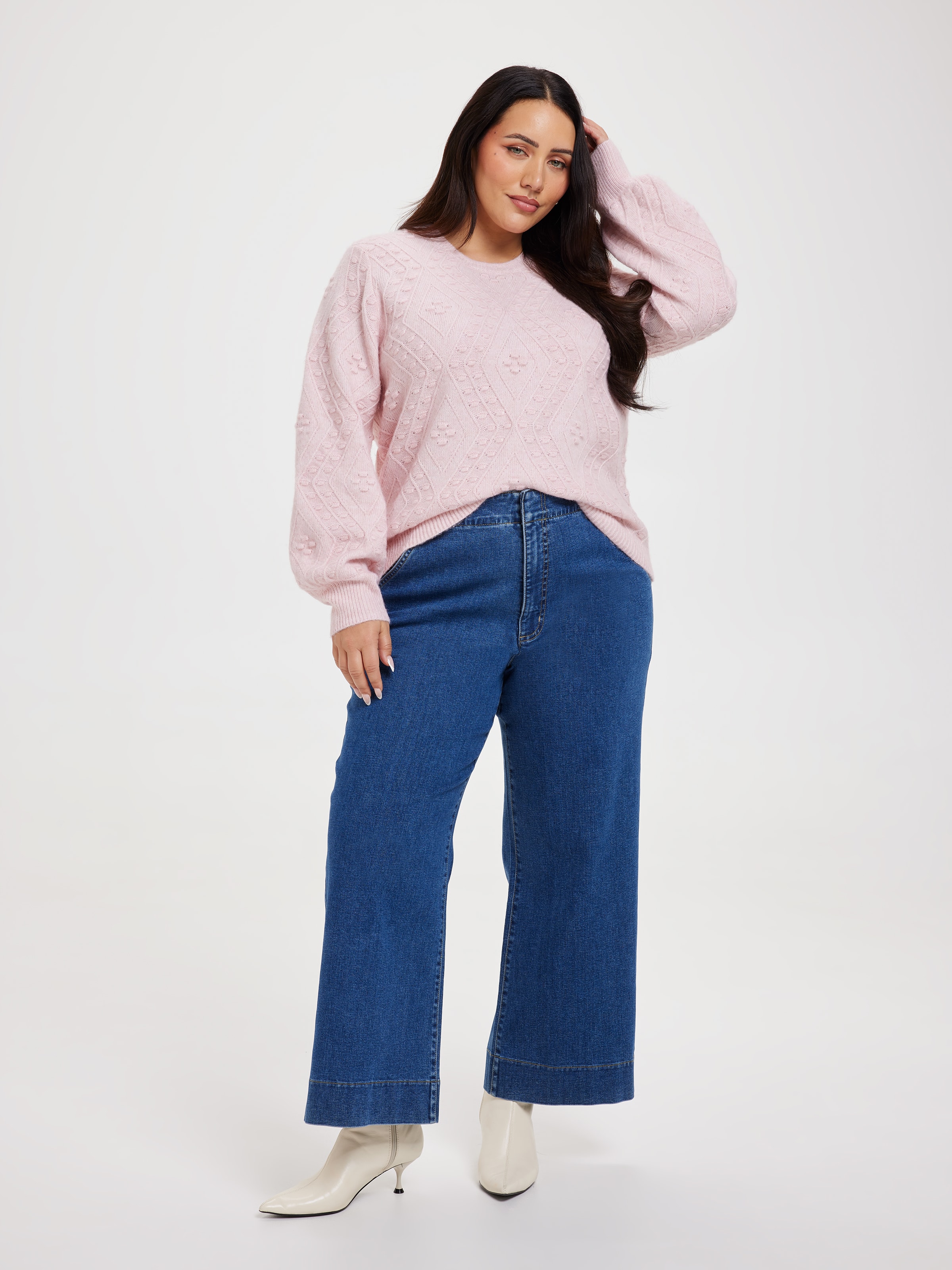 Curve Tia Diamond Detail Pullover