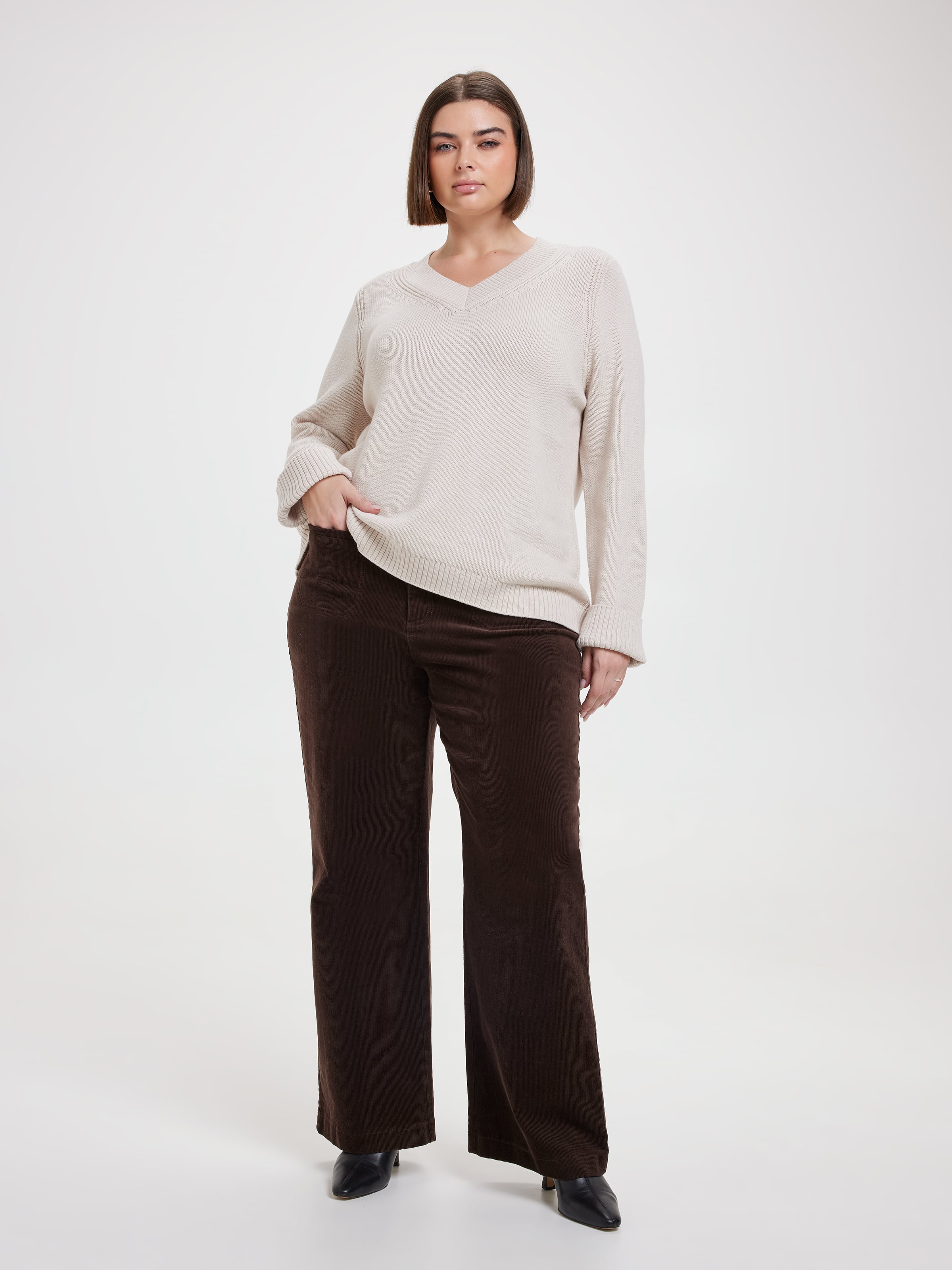 Curve Dakota V-Neck Pullover