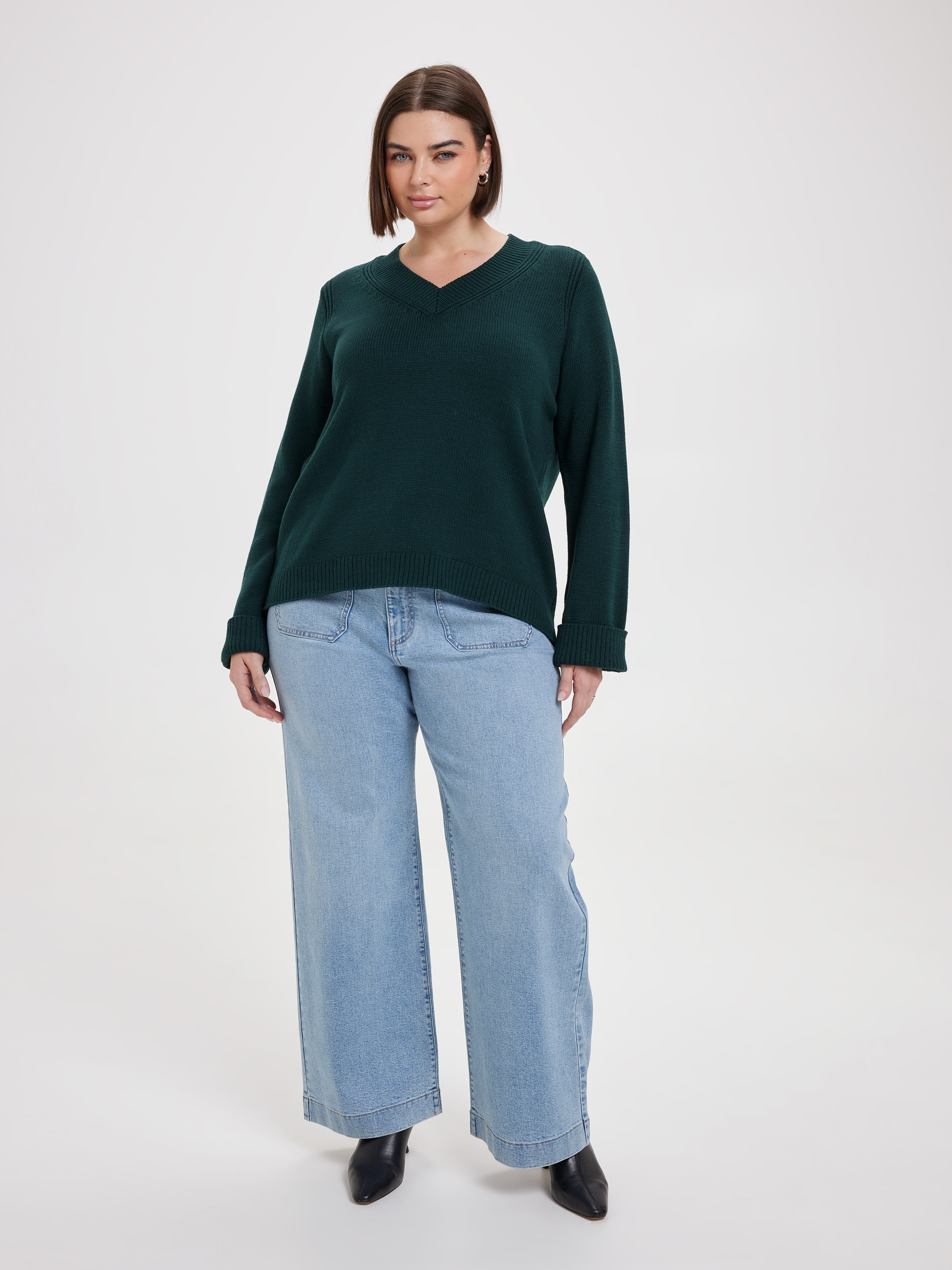 Curve Dakota V-Neck Pullover