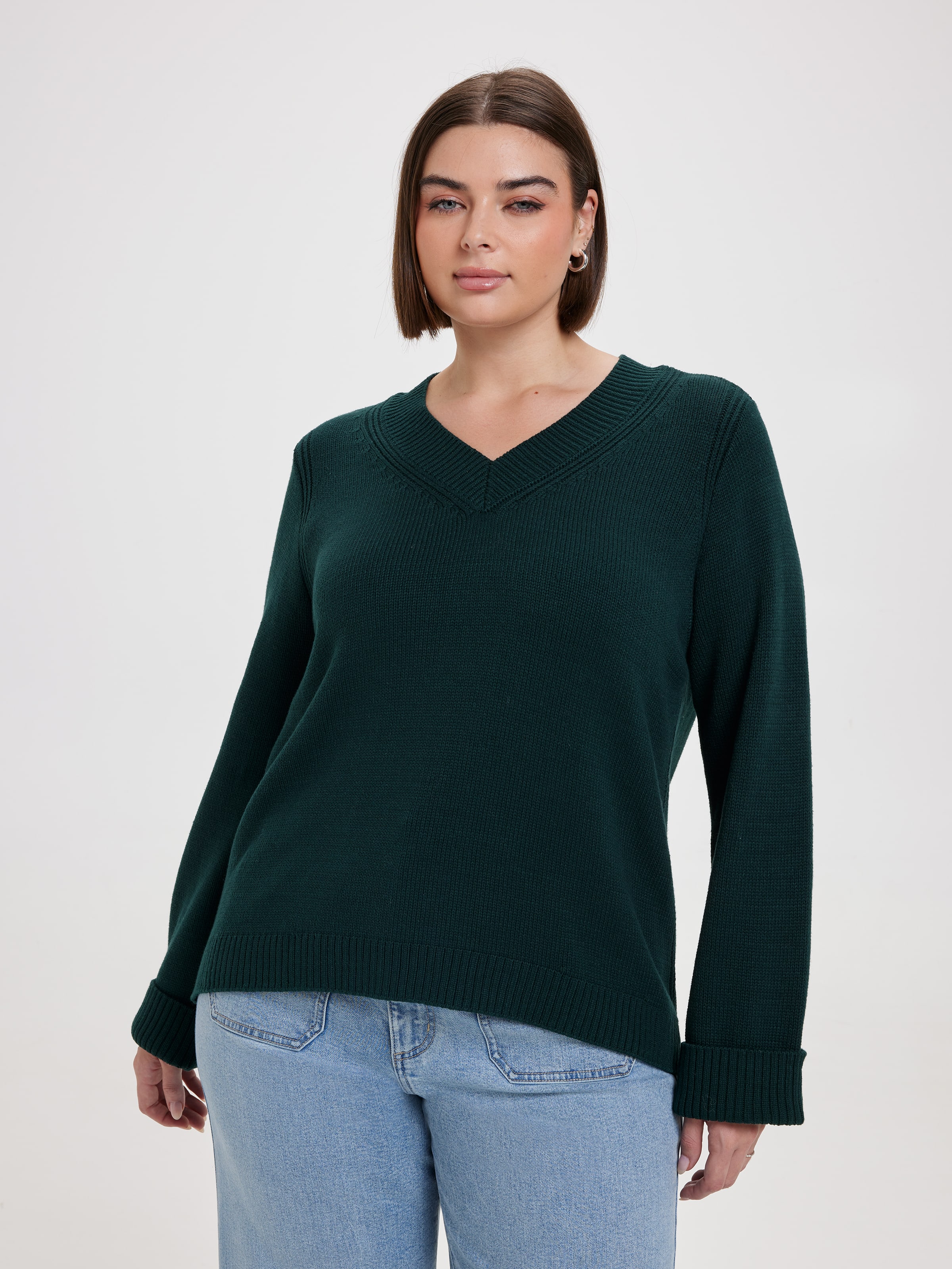 Curve Dakota V-Neck Pullover
