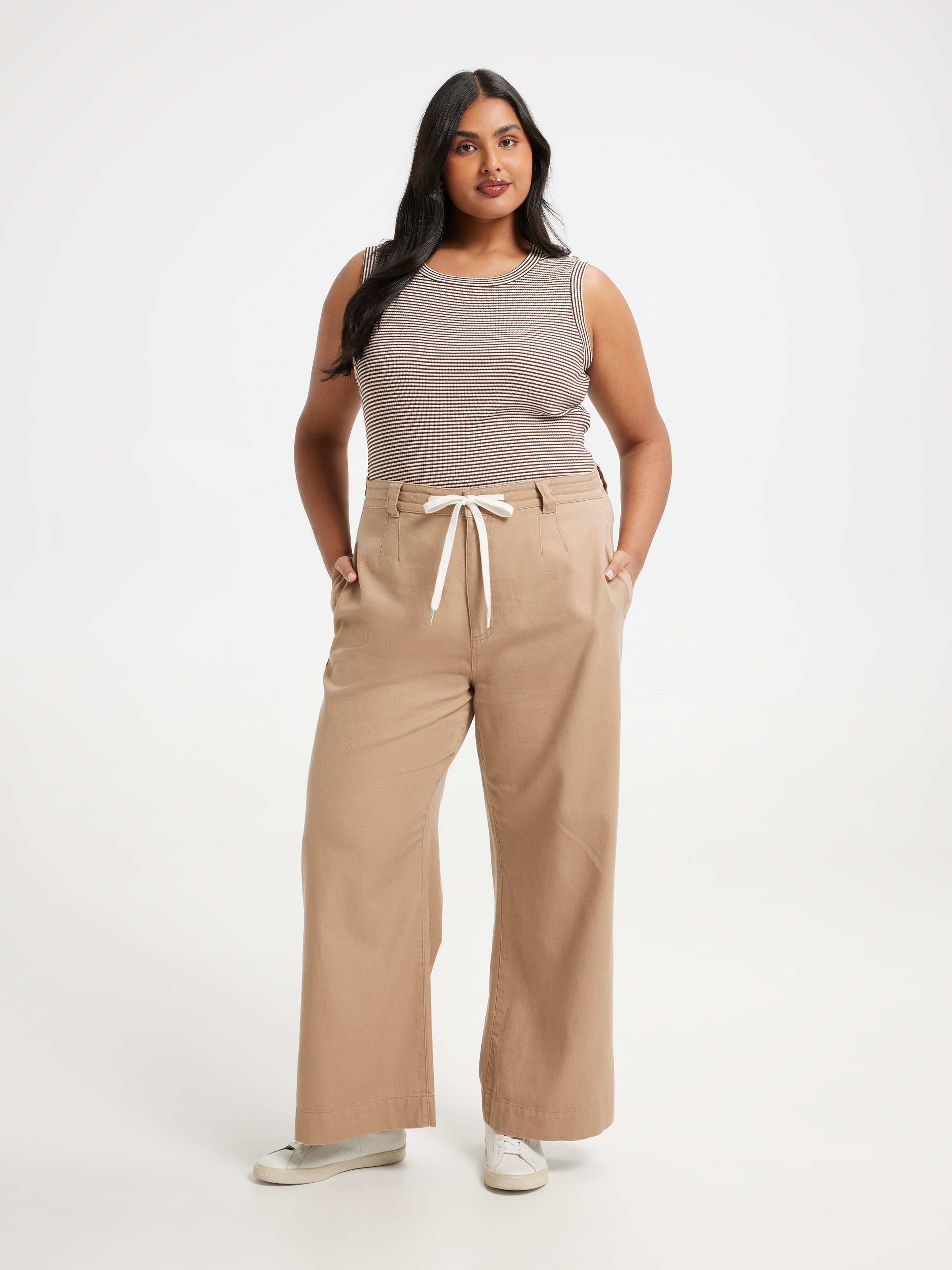 Curve Tori Lurex Waffle Tank