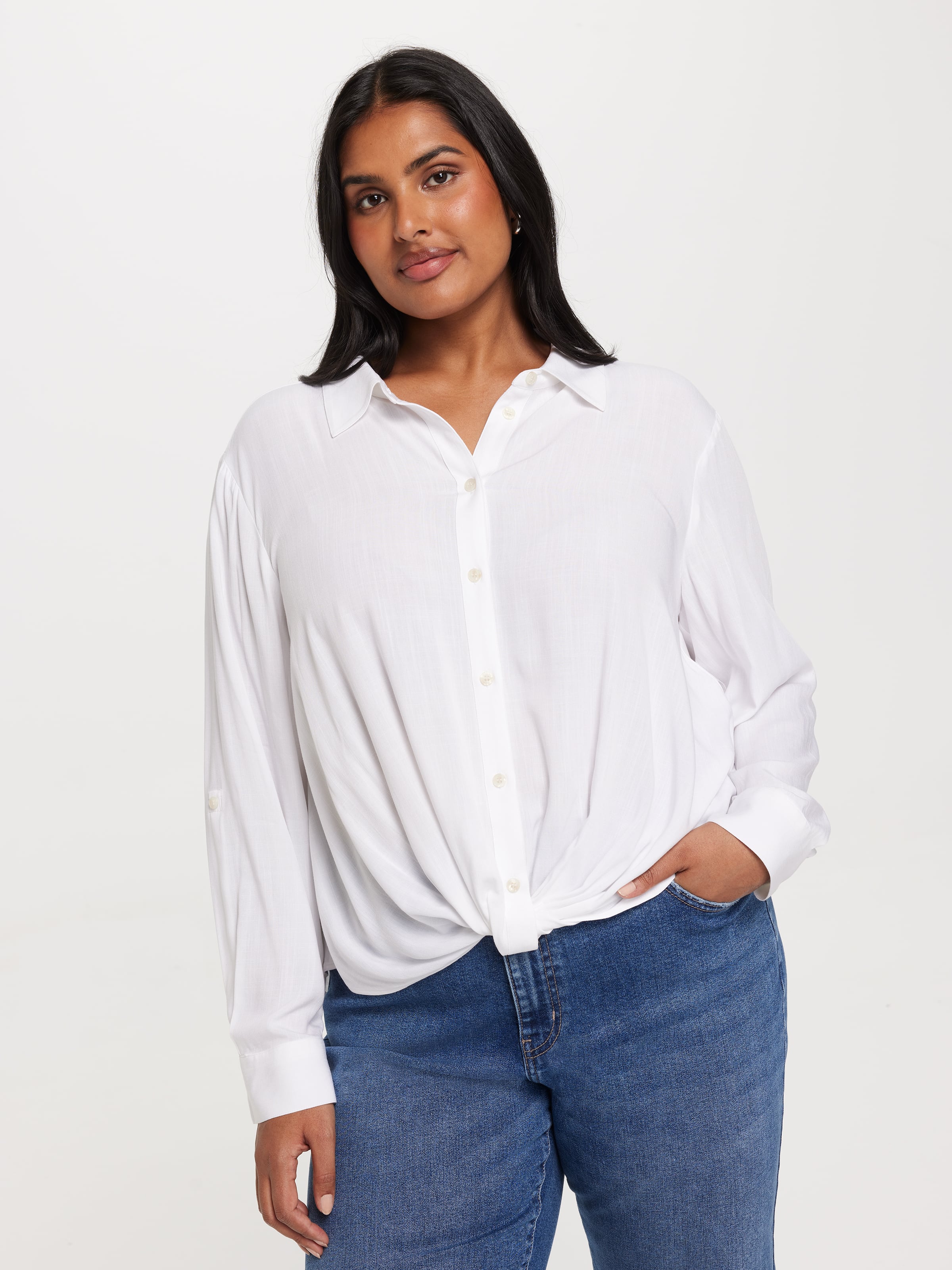 Curve Harper Wrap Shirt