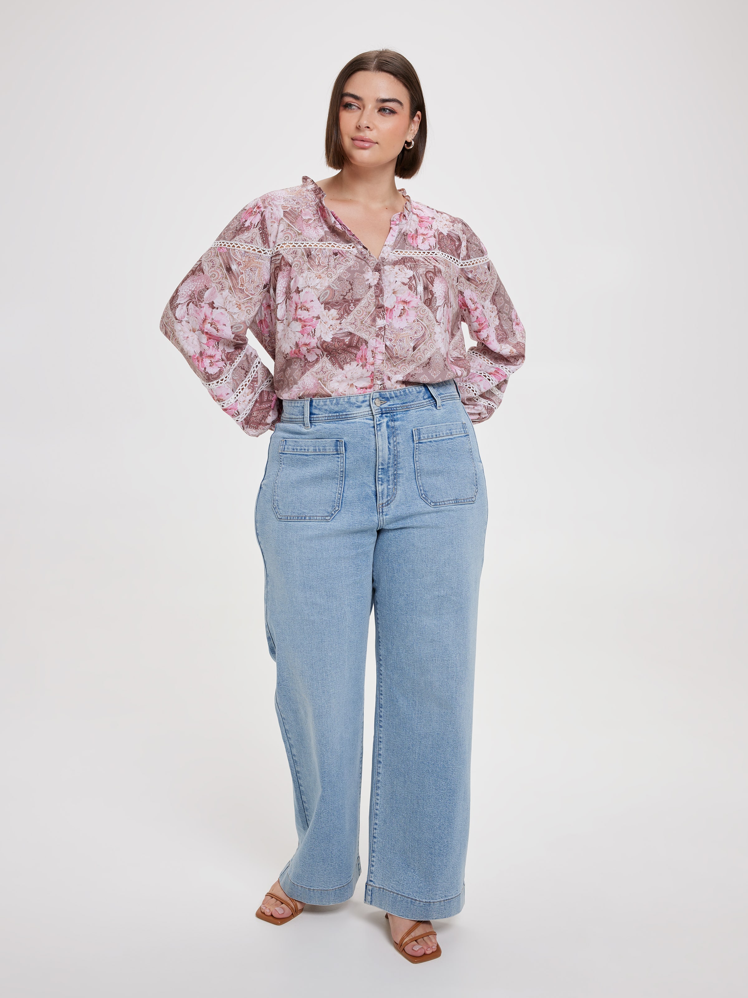 Curve Bettina Pintuck Blouse
