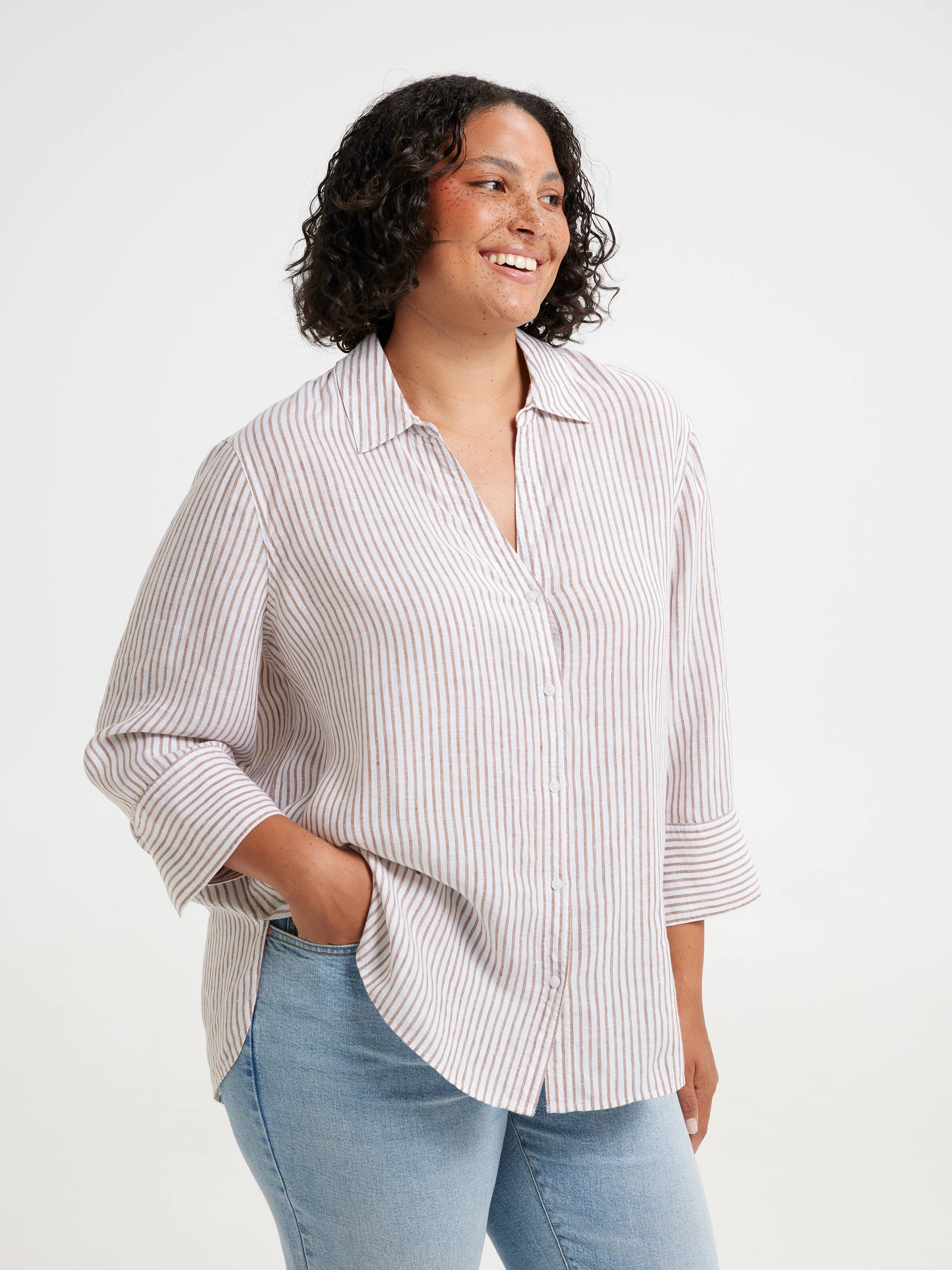 Curve Hamilton 3/4 Sleeve Shirt