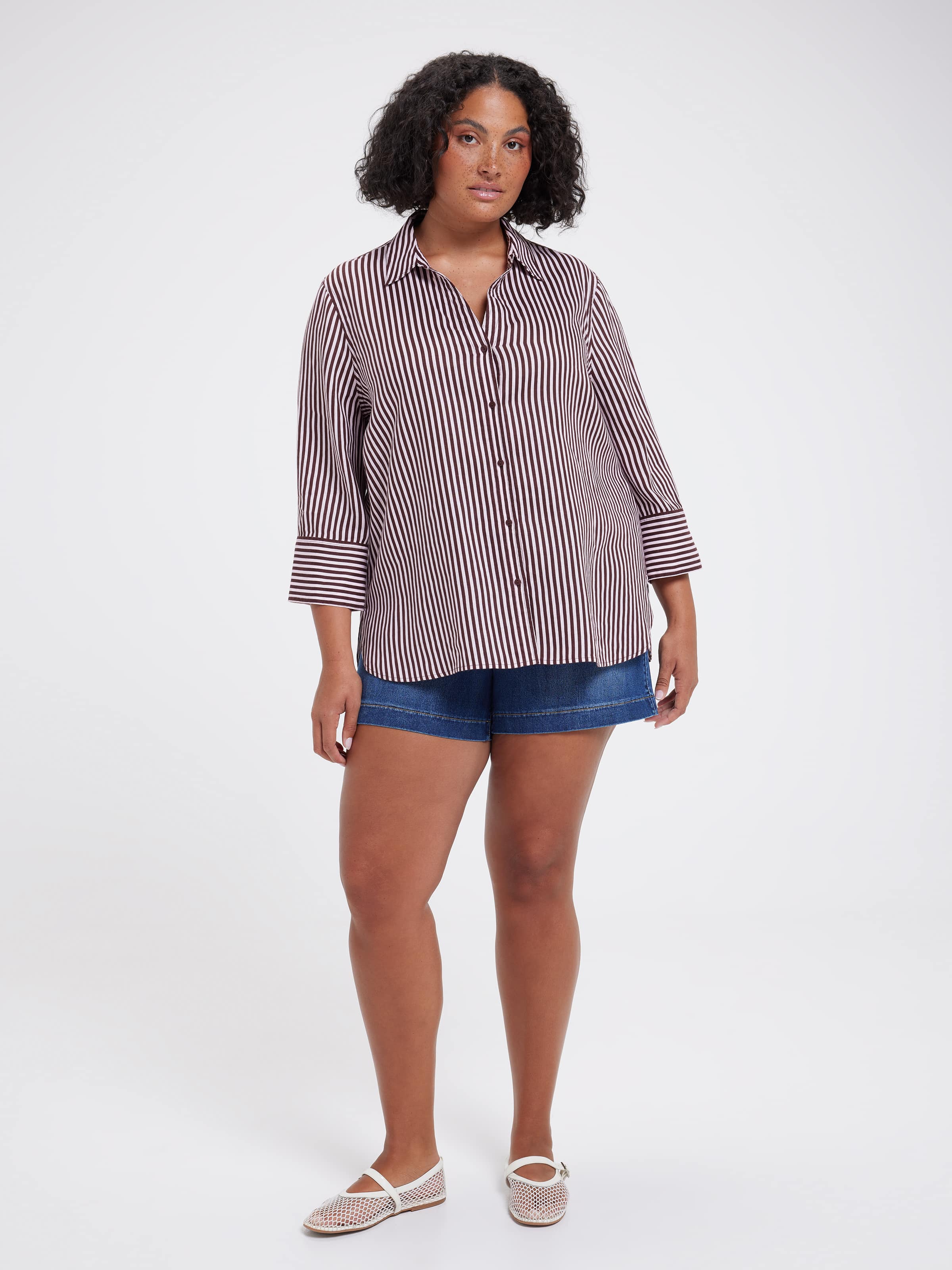 Curve Hamilton 3/4 Sleeve Shirt