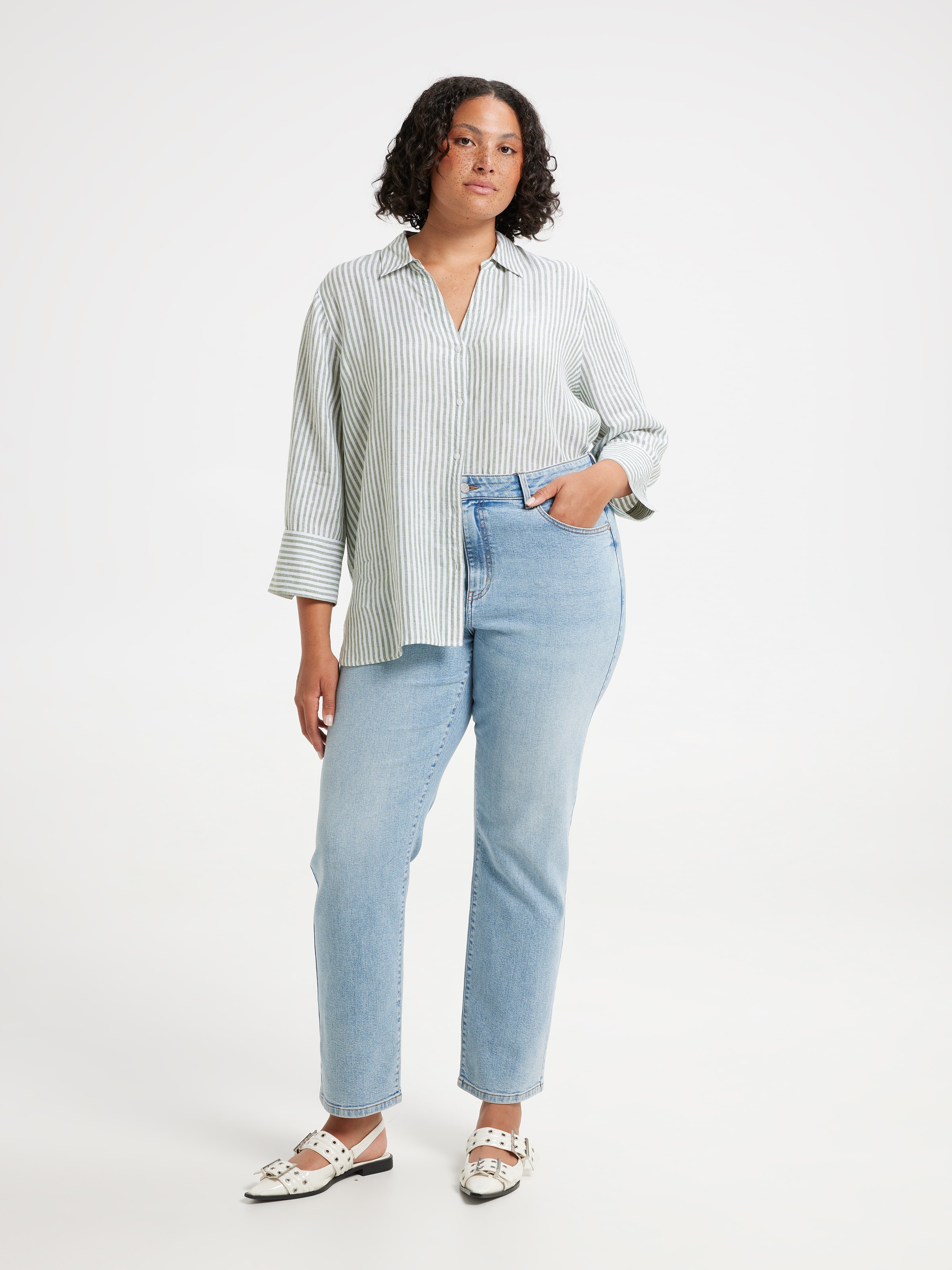 Curve Hamilton 3/4 Sleeve Shirt