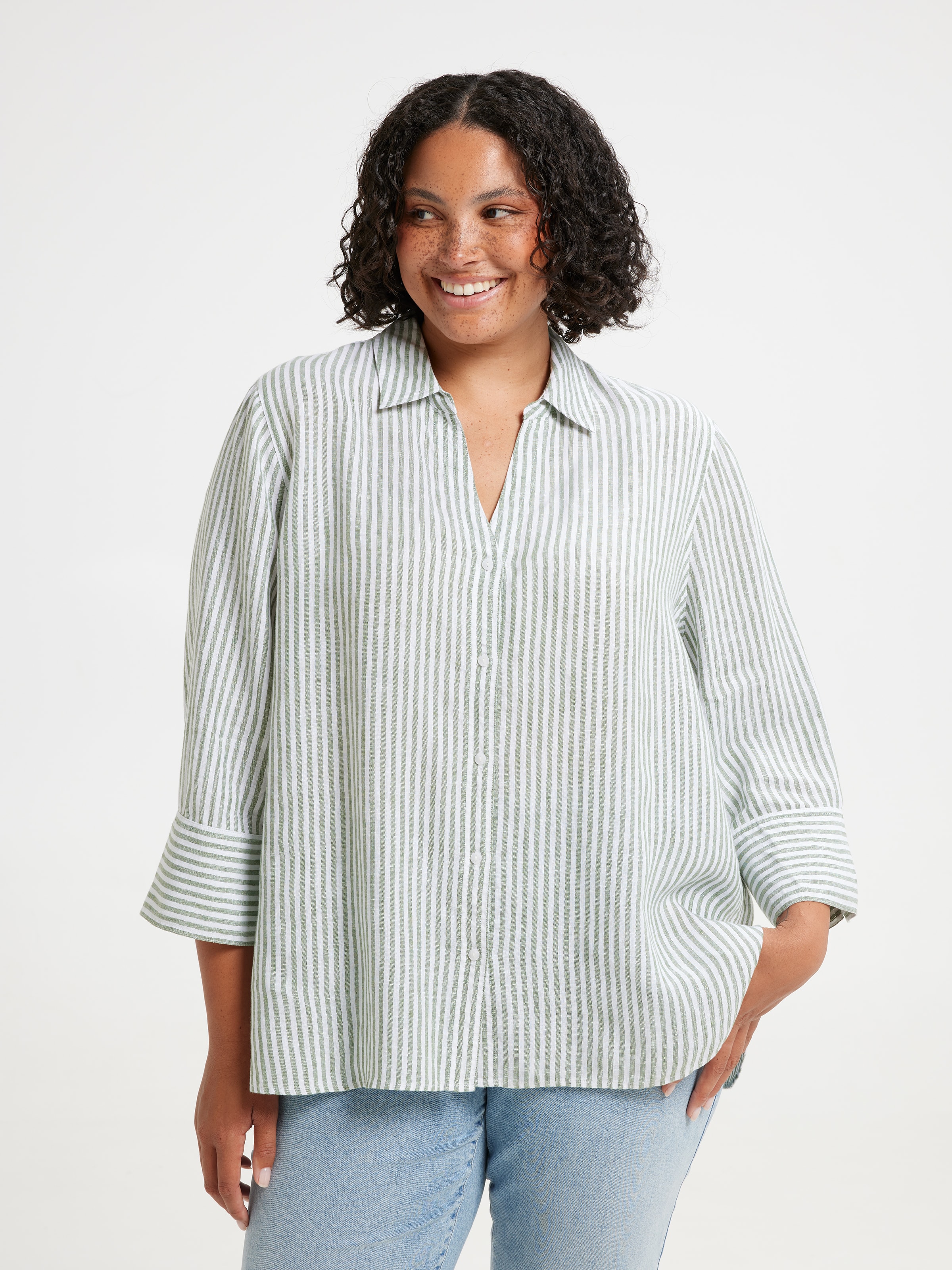 Curve Hamilton 3/4 Sleeve Shirt