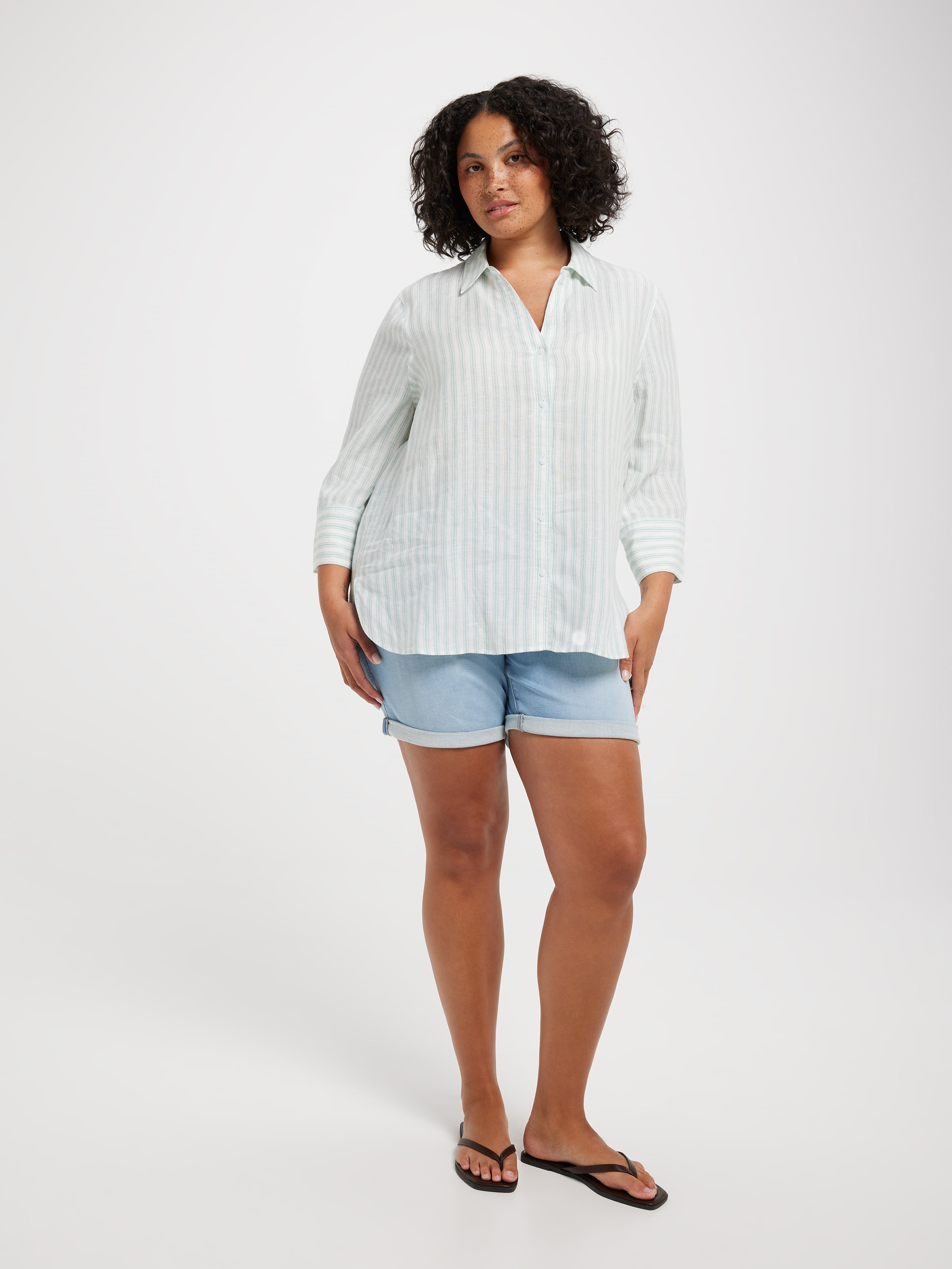 Curve Hamilton 3/4 Sleeve Shirt