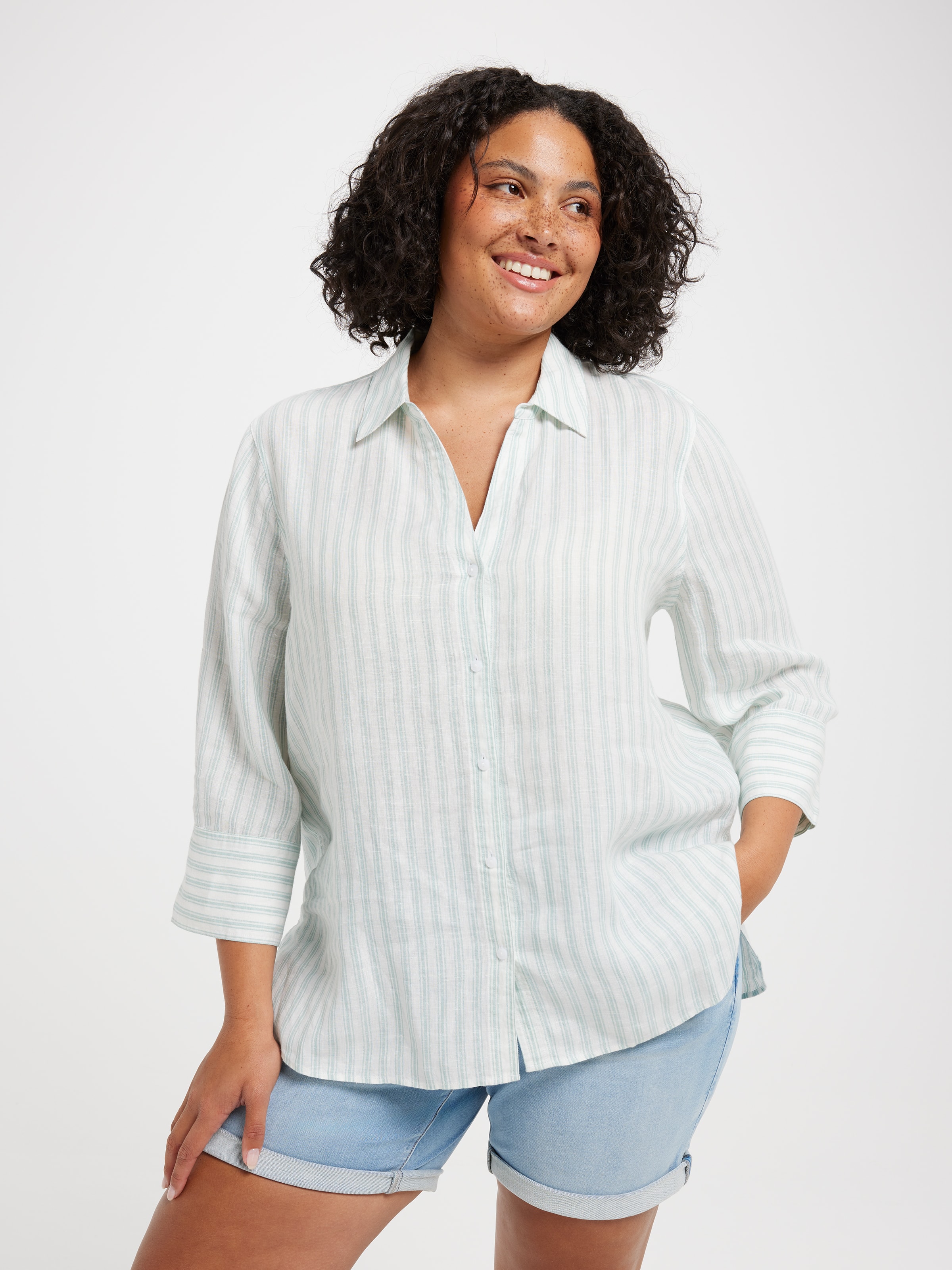 Curve Hamilton 3/4 Sleeve Shirt