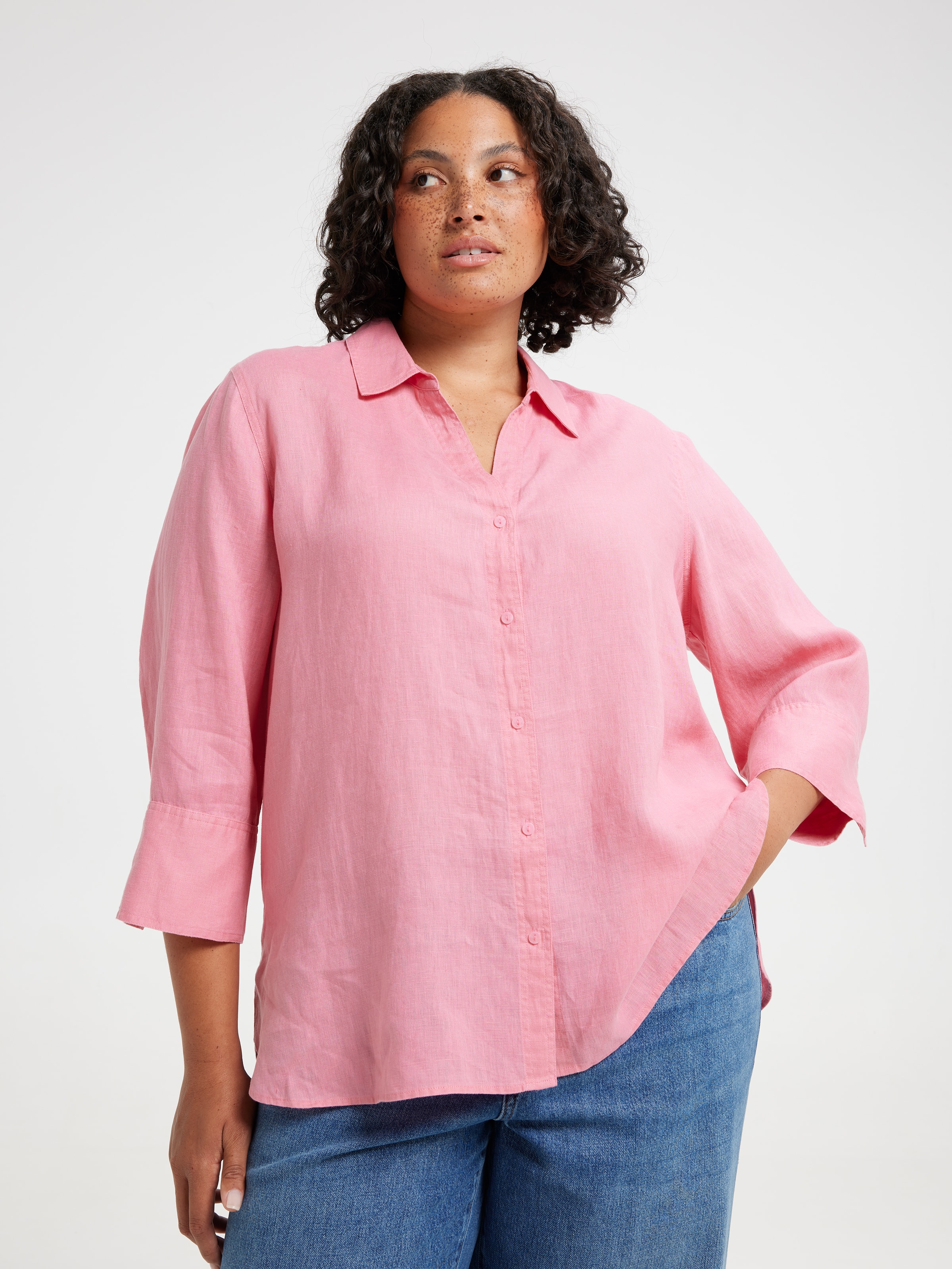 Curve Hamilton 3/4 Sleeve Shirt